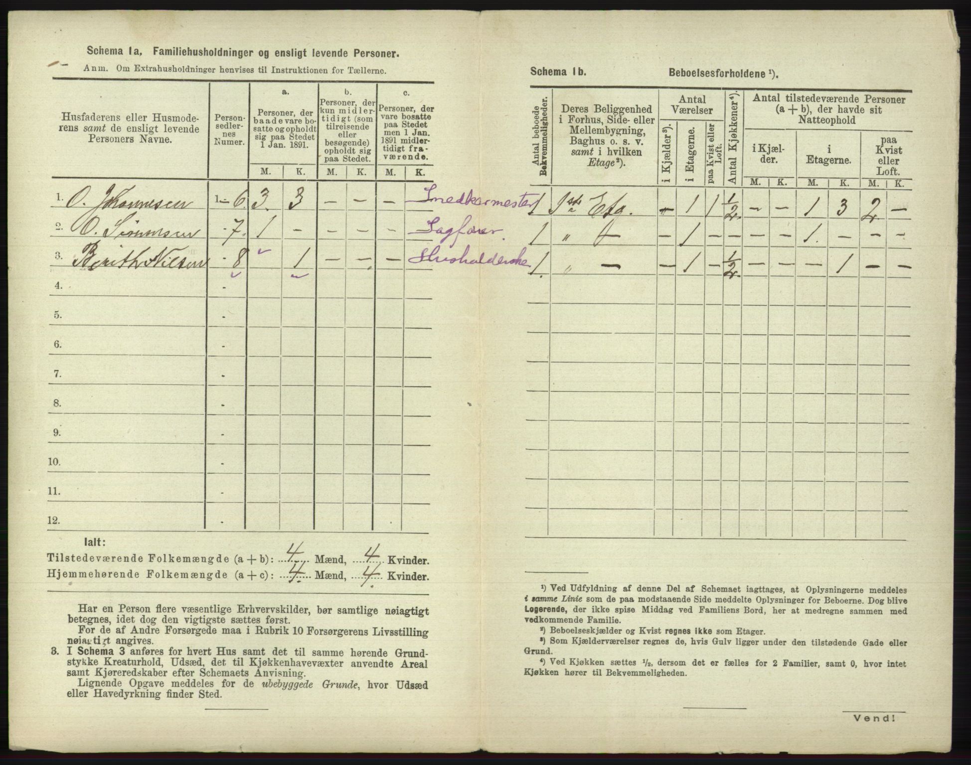 RA, 1891 census for 2001 Hammerfest, 1891, p. 2211