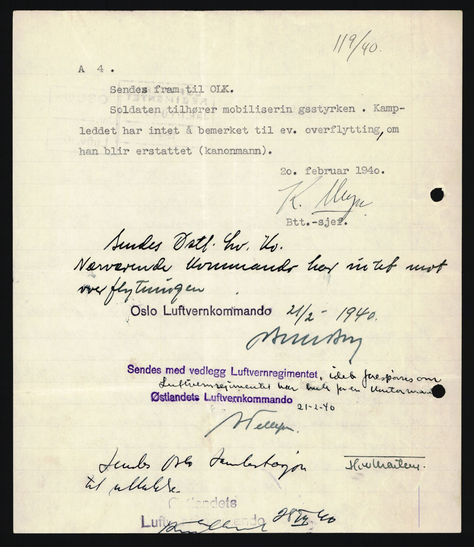 Forsvaret, Forsvarets krigshistoriske avdeling, AV/RA-RAFA-2017/Y/Yb/L0162: II-C-11-828  -  Luftvernet, 1940, p. 810