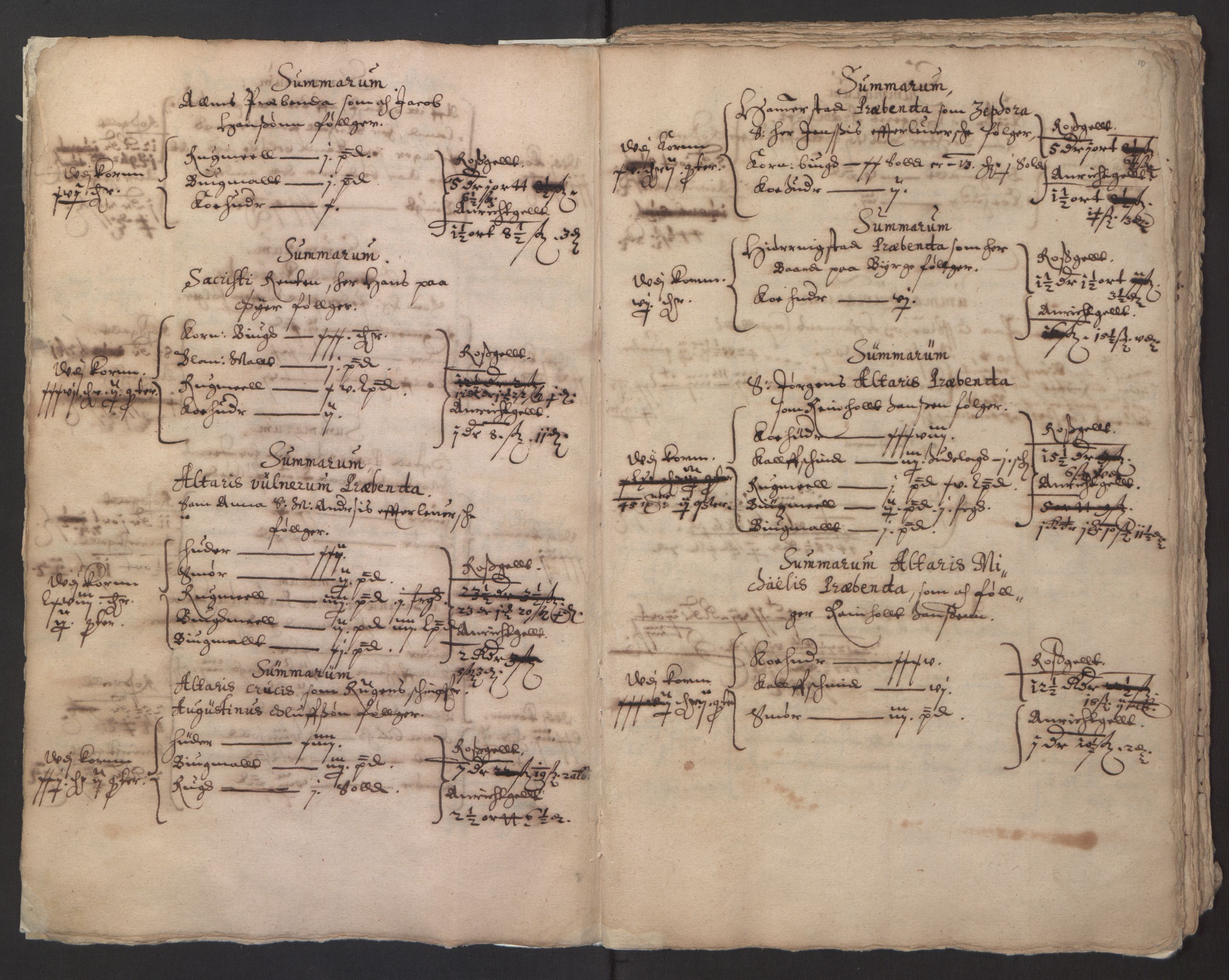 Stattholderembetet 1572-1771, AV/RA-EA-2870/Ek/L0014/0001: Jordebøker til utlikning av rosstjeneste 1624-1626: / Kirke- og prestebolsinntekter i Oslo og Hamar bispedømme, 1625-1626, p. 12