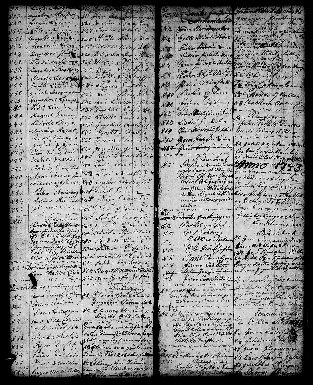 Ministerialprotokoller, klokkerbøker og fødselsregistre - Sør-Trøndelag, SAT/A-1456/695/L1150: Parish register (copy) no. 695C01, 1740-1746