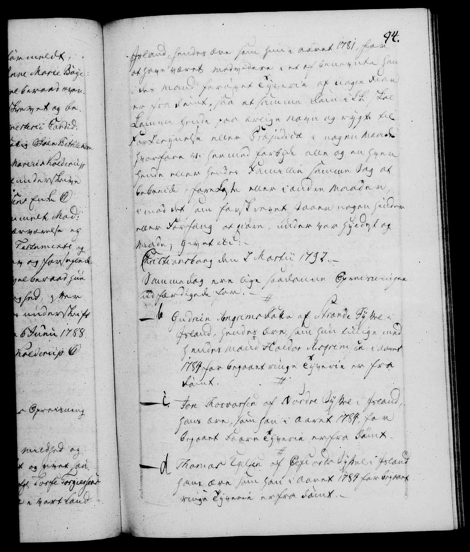Danske Kanselli 1572-1799, RA/EA-3023/F/Fc/Fca/Fcaa/L0054: Norske registre, 1792-1793, p. 94a