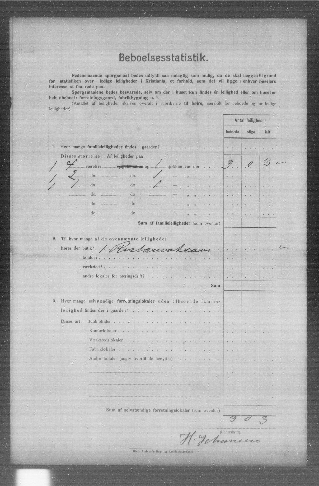 OBA, Municipal Census 1904 for Kristiania, 1904, p. 13684