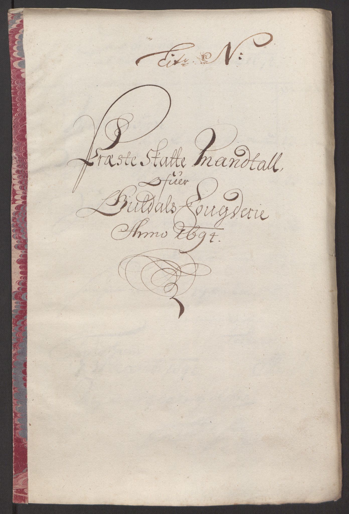 Rentekammeret inntil 1814, Reviderte regnskaper, Fogderegnskap, RA/EA-4092/R60/L3944: Fogderegnskap Orkdal og Gauldal, 1694, p. 407