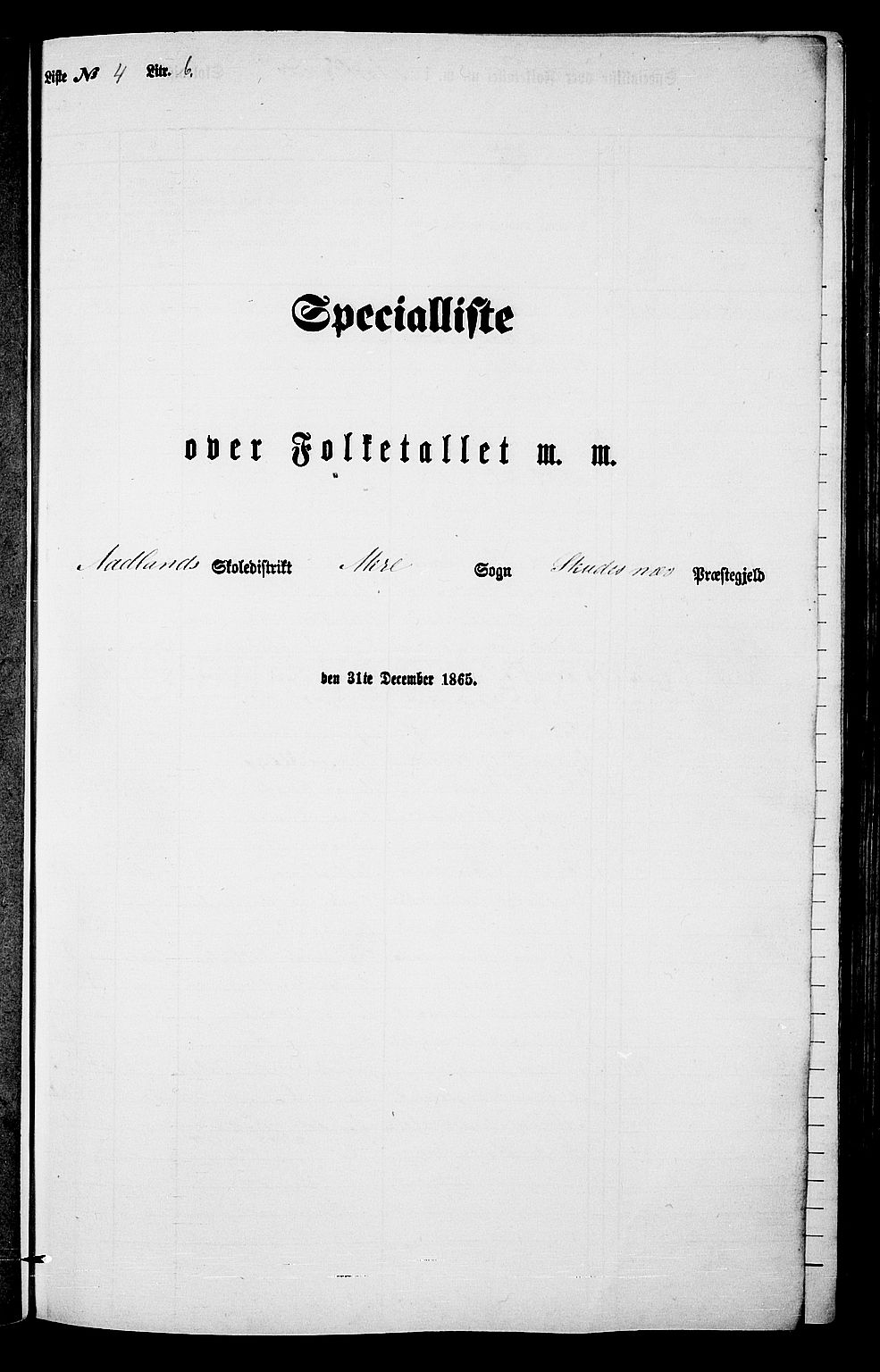 RA, 1865 census for Skudenes, 1865, p. 81