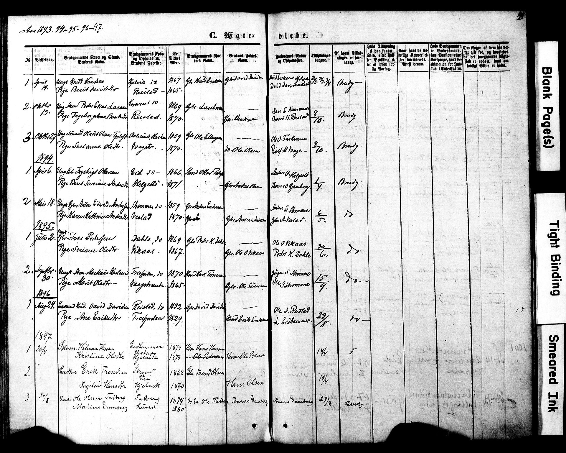 Ministerialprotokoller, klokkerbøker og fødselsregistre - Møre og Romsdal, AV/SAT-A-1454/550/L0618: Parish register (copy) no. 550C01, 1870-1927, p. 198