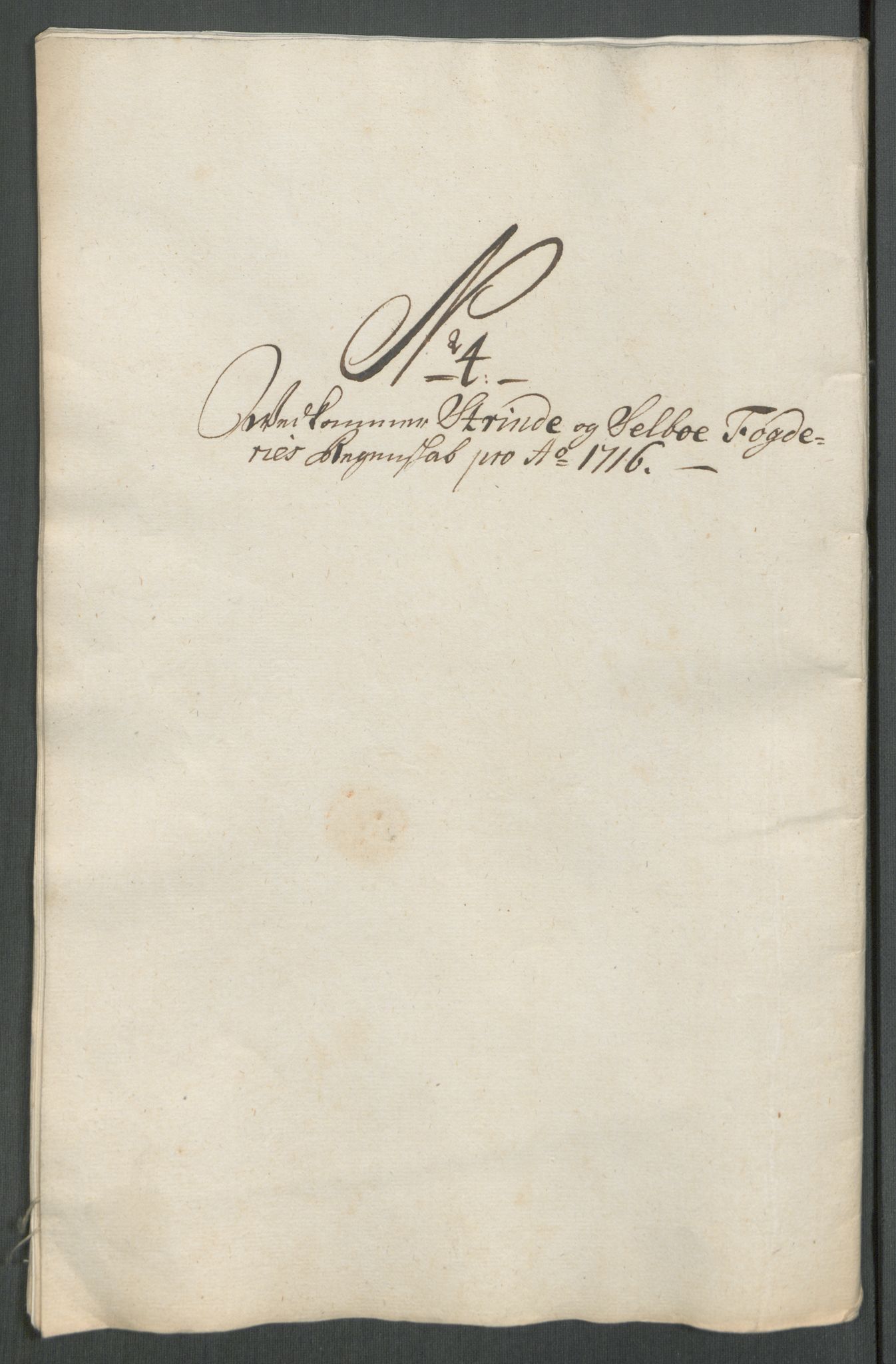 Rentekammeret inntil 1814, Reviderte regnskaper, Fogderegnskap, AV/RA-EA-4092/R61/L4115: Fogderegnskap Strinda og Selbu, 1715-1716, p. 332