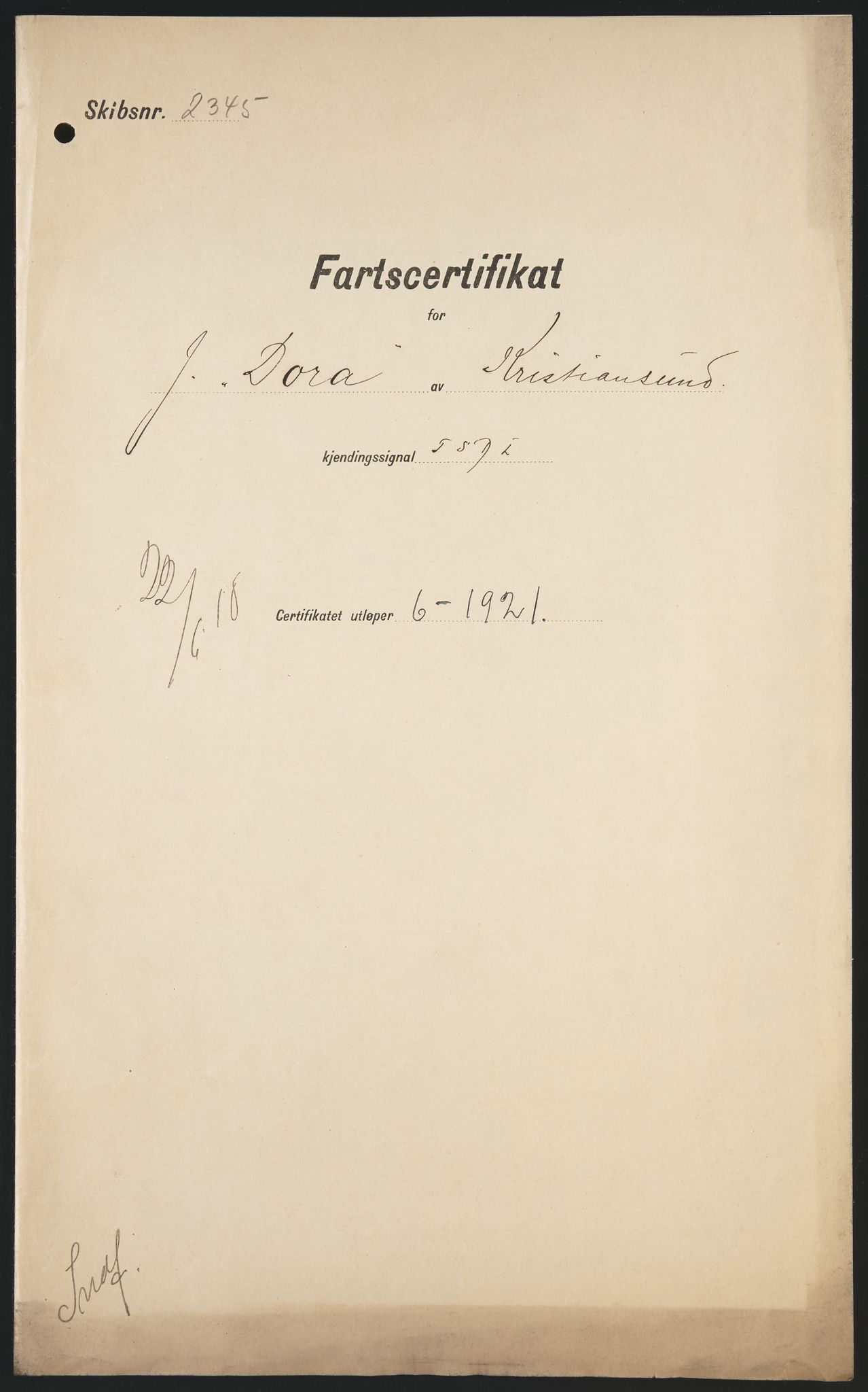 Sjøfartsdirektoratet med forløpere, skipsmapper slettede skip, RA/S-4998/F/Fa/L0246: --, 1866-1933, p. 608