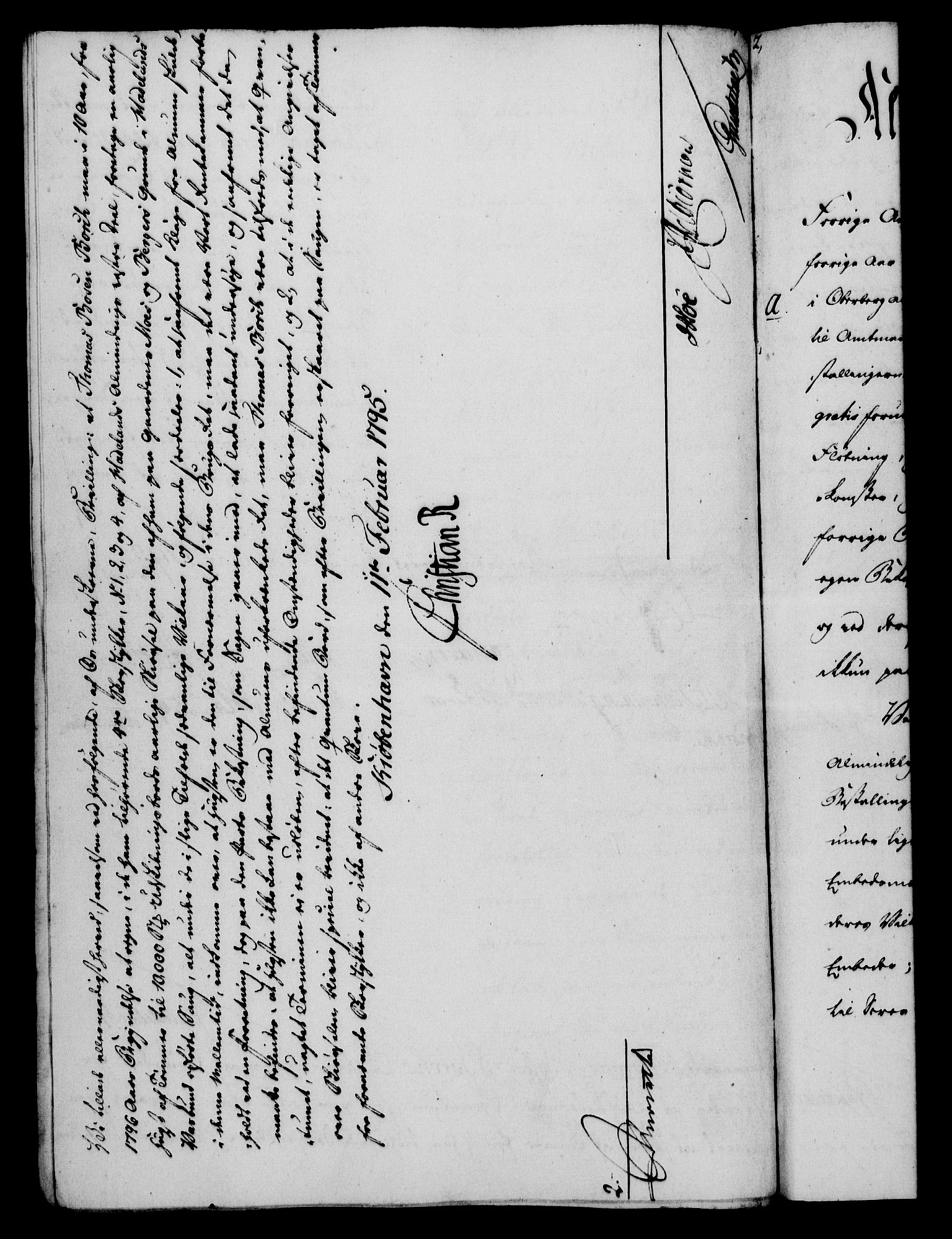 Rentekammeret, Kammerkanselliet, RA/EA-3111/G/Gf/Gfa/L0077: Norsk relasjons- og resolusjonsprotokoll (merket RK 52.77), 1795, p. 90