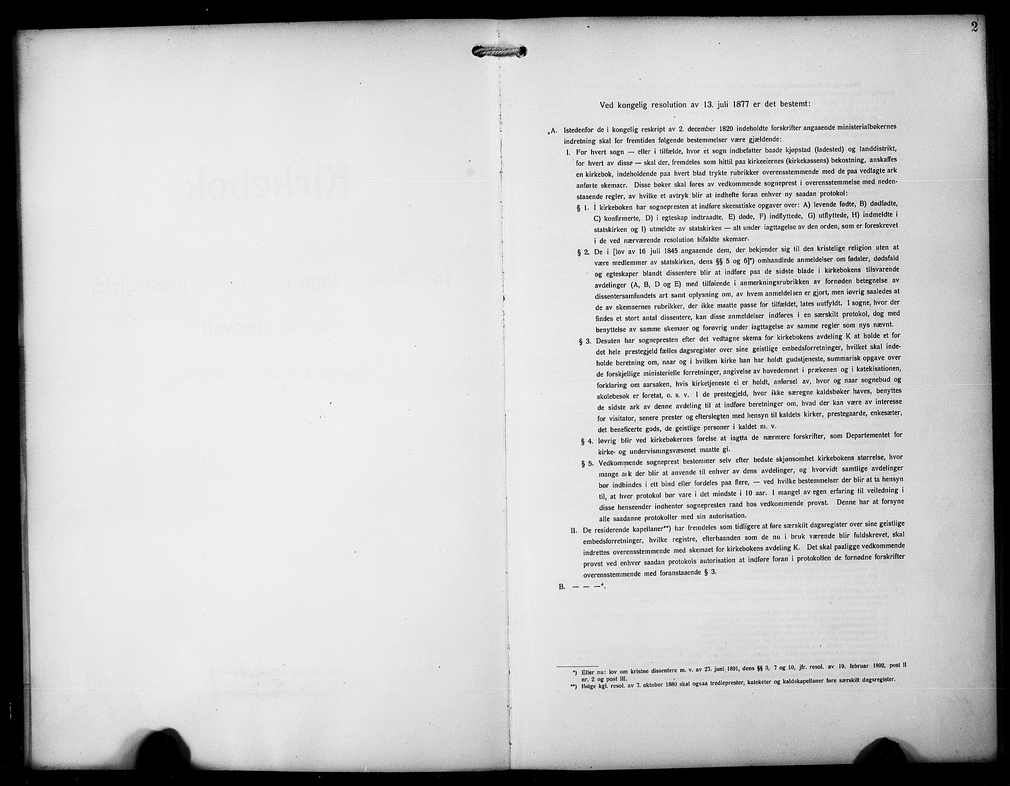 Birkeland Sokneprestembete, SAB/A-74601/H/Hab: Parish register (copy) no. A 7, 1916-1923, p. 2