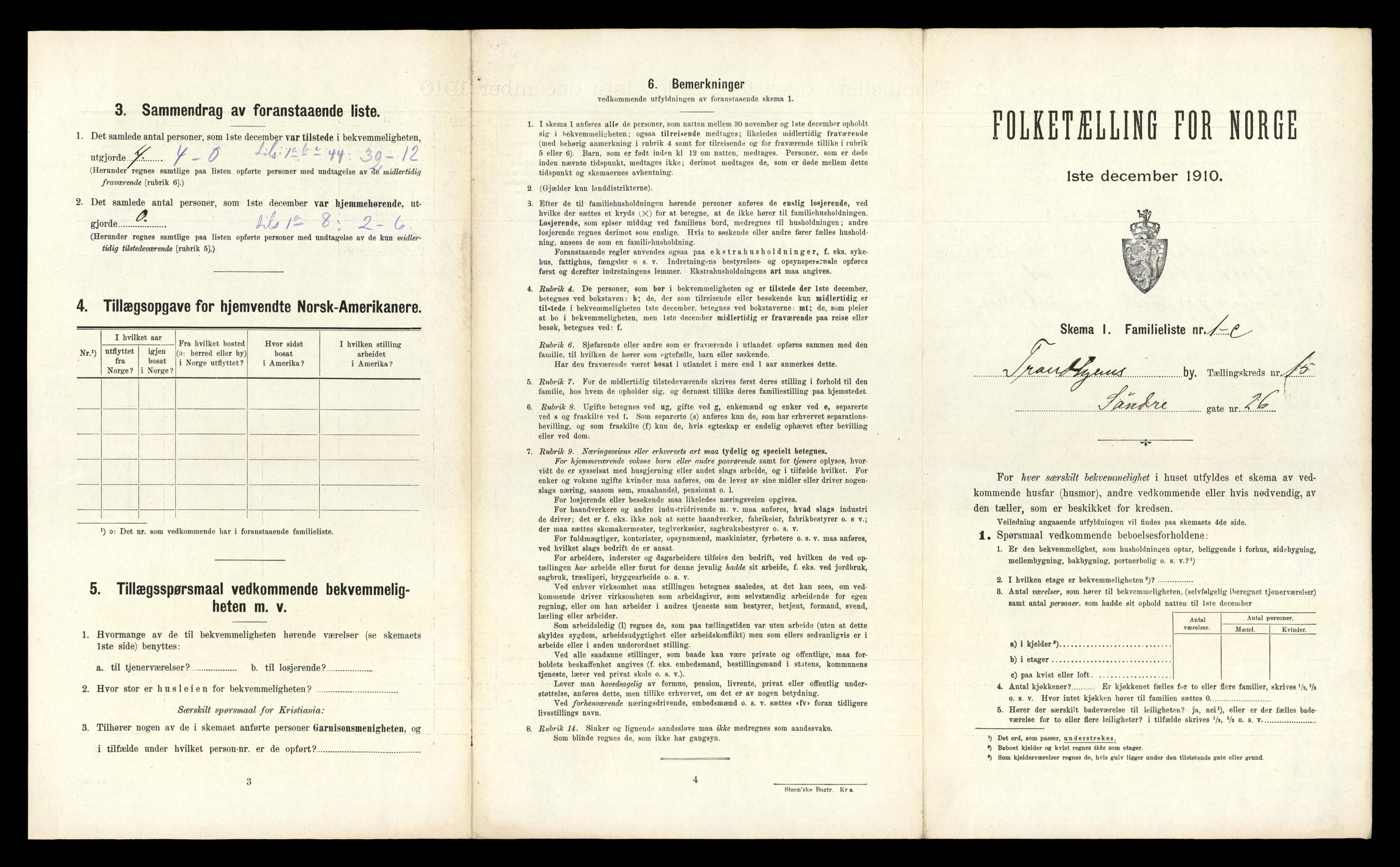 RA, 1910 census for Trondheim, 1910, p. 5133