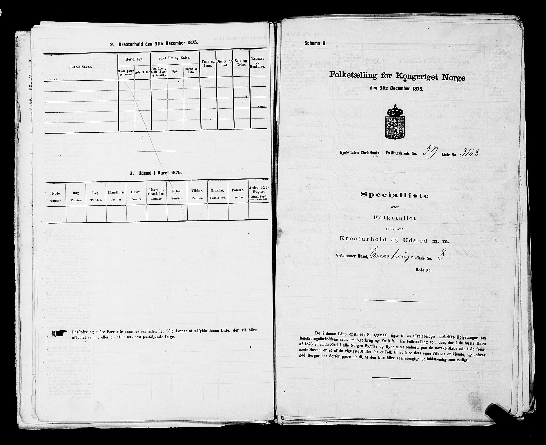 RA, 1875 census for 0301 Kristiania, 1875, p. 8772