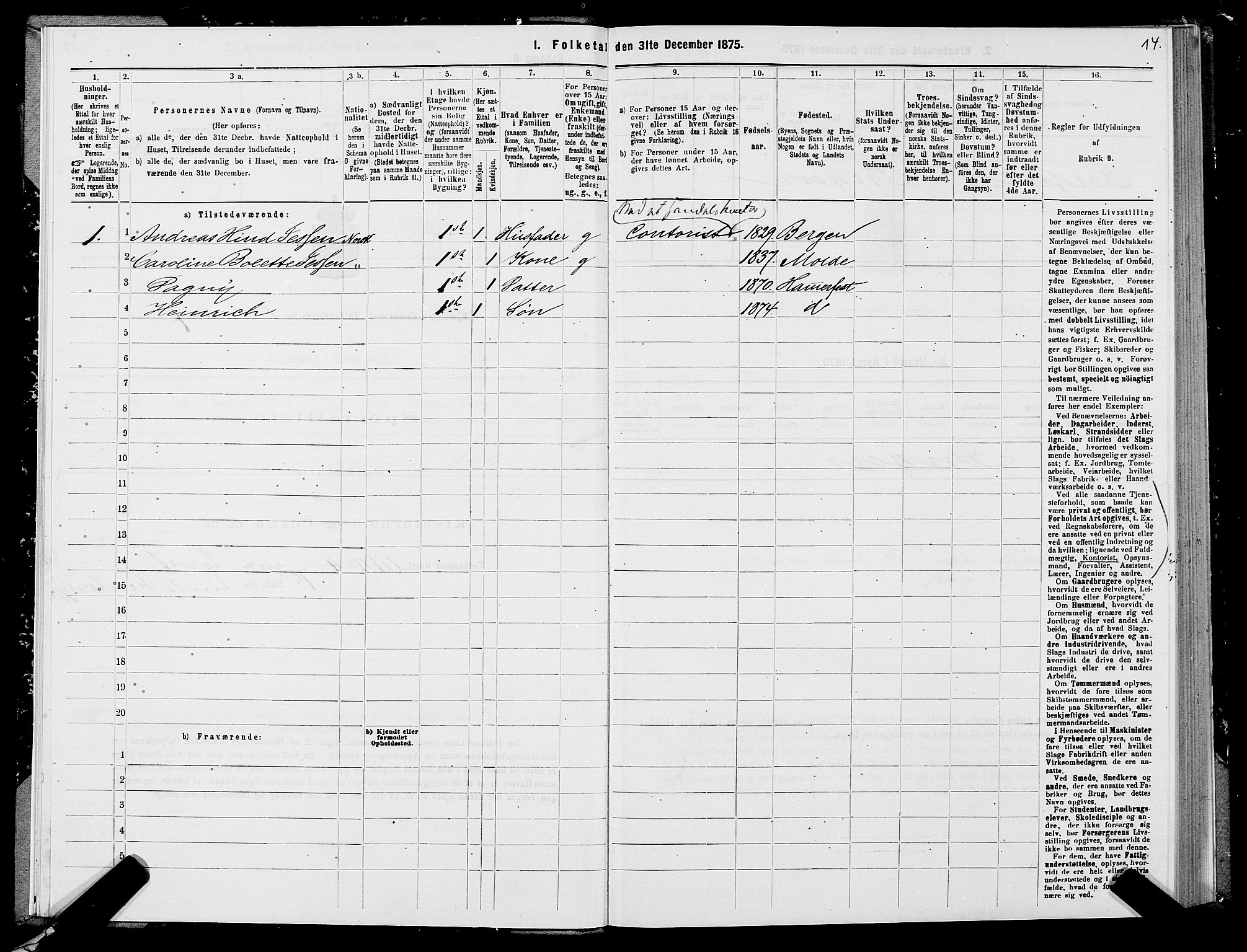 SATØ, 1875 census for 2001B Hammerfest/Hammerfest, 1875, p. 1014