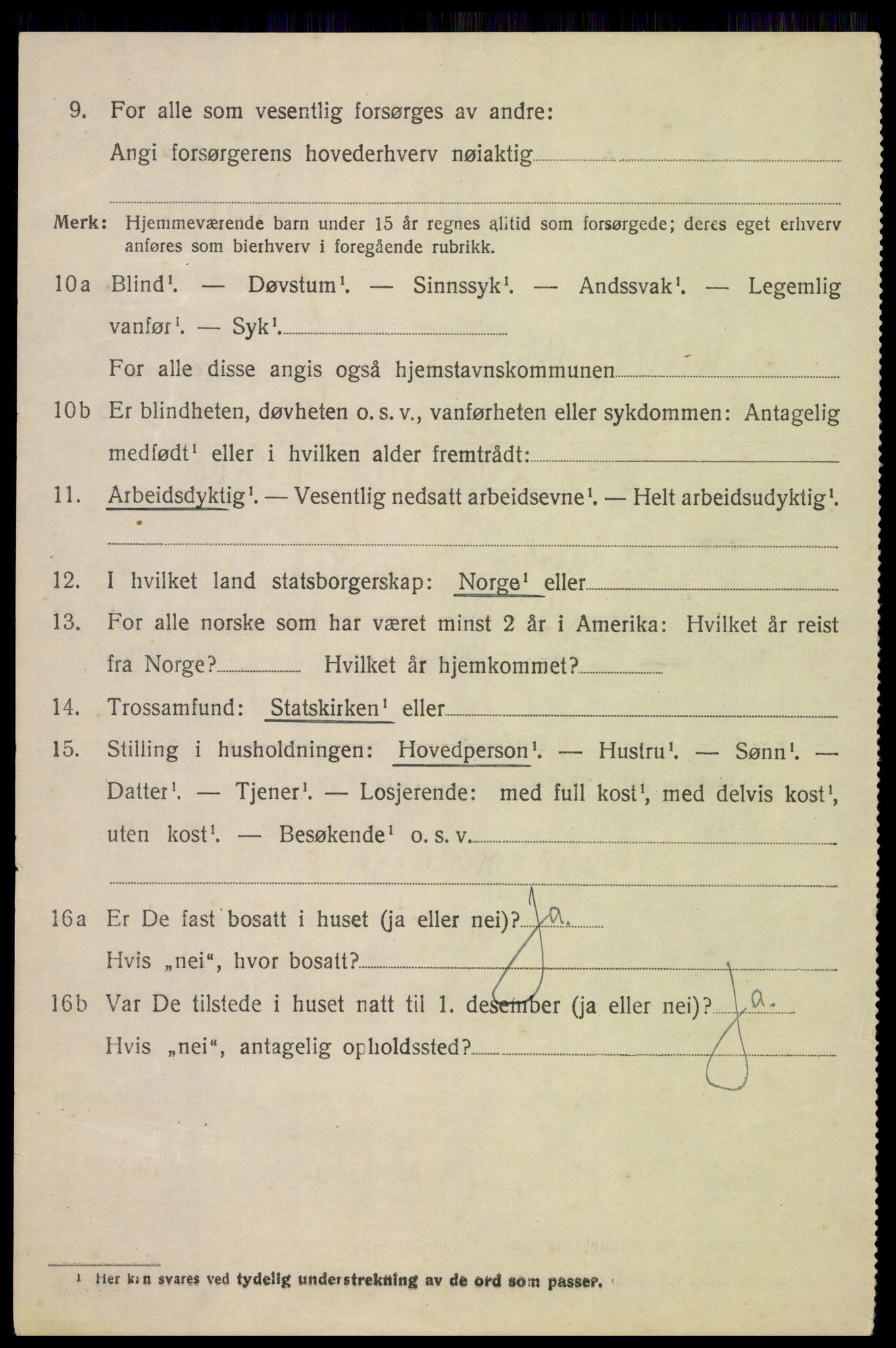 SAH, 1920 census for Lunner, 1920, p. 4402