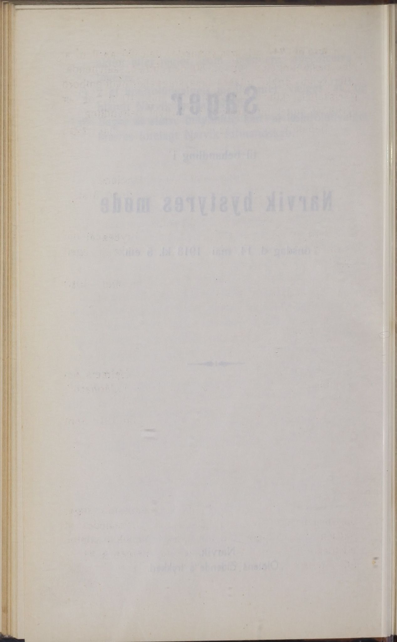 Narvik kommune. Formannskap , AIN/K-18050.150/A/Ab/L0003: Møtebok, 1913