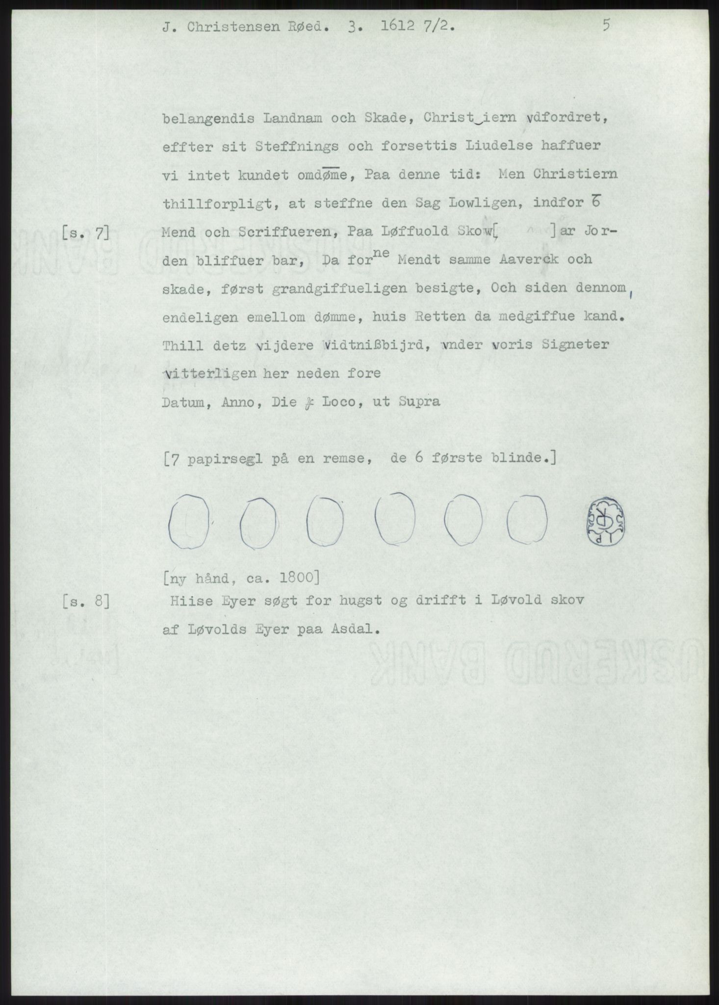 Samlinger til kildeutgivelse, Diplomavskriftsamlingen, AV/RA-EA-4053/H/Ha, p. 1786