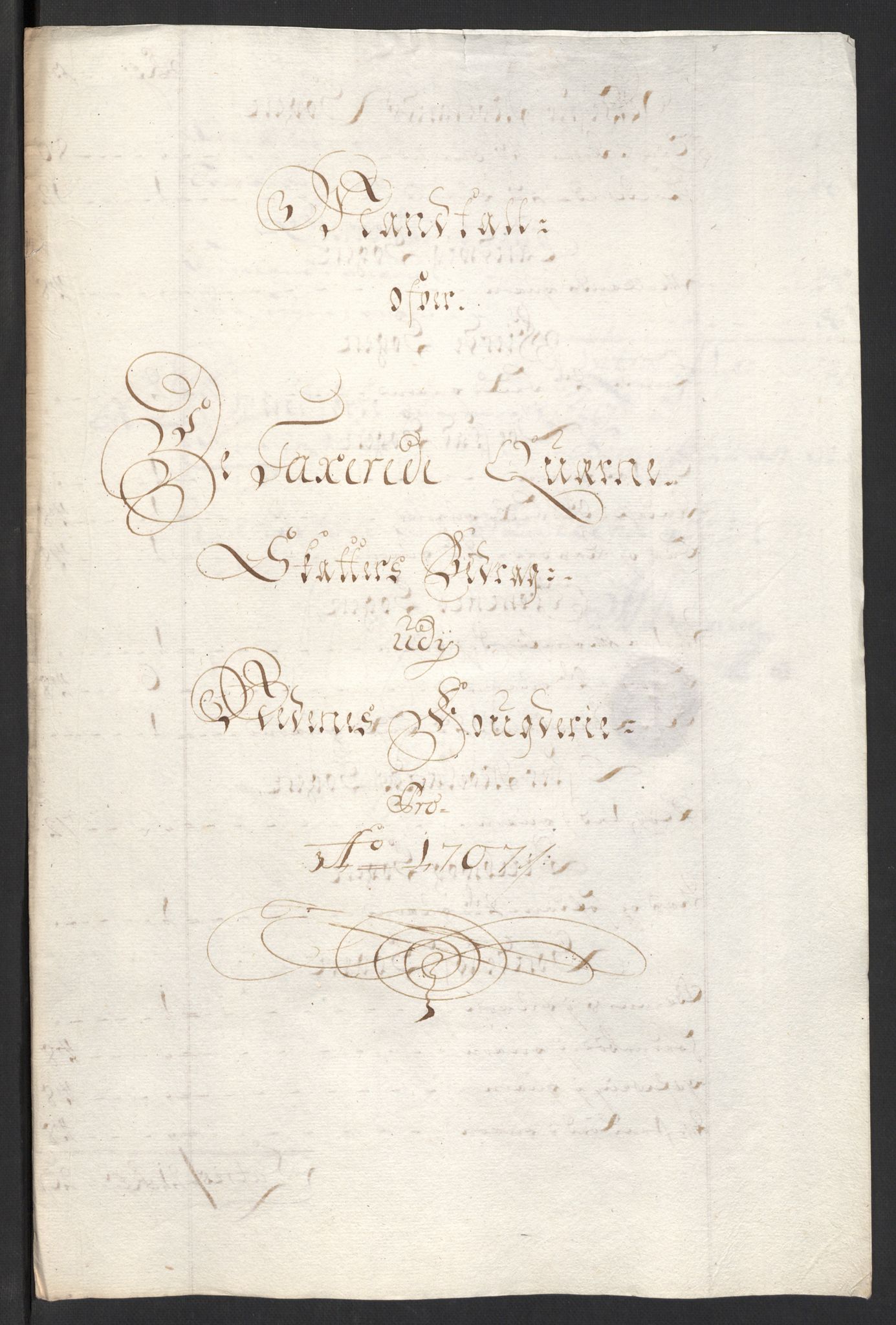 Rentekammeret inntil 1814, Reviderte regnskaper, Fogderegnskap, AV/RA-EA-4092/R39/L2318: Fogderegnskap Nedenes, 1706-1709, p. 147