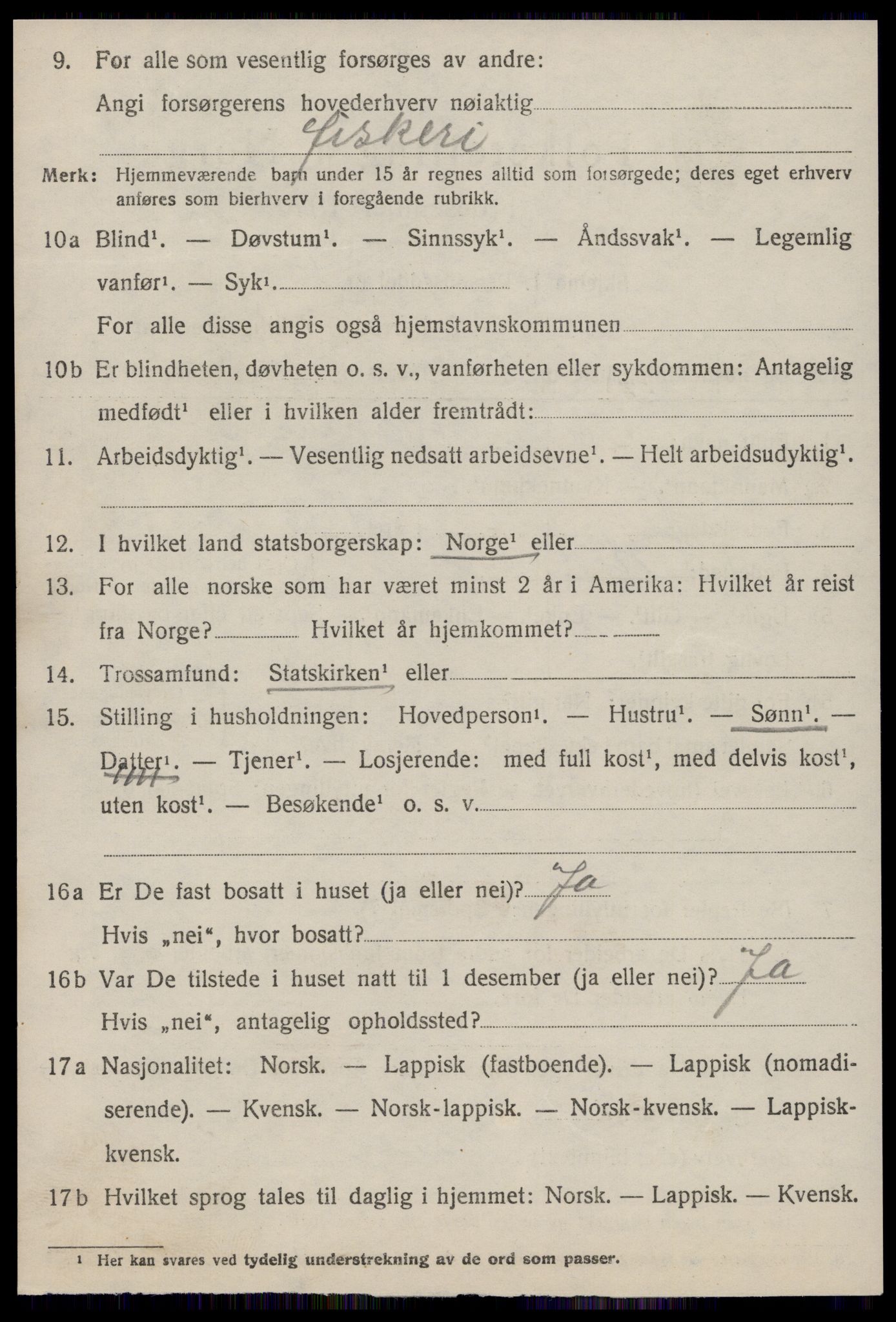 SAT, 1920 census for Nord-Frøya, 1920, p. 8120