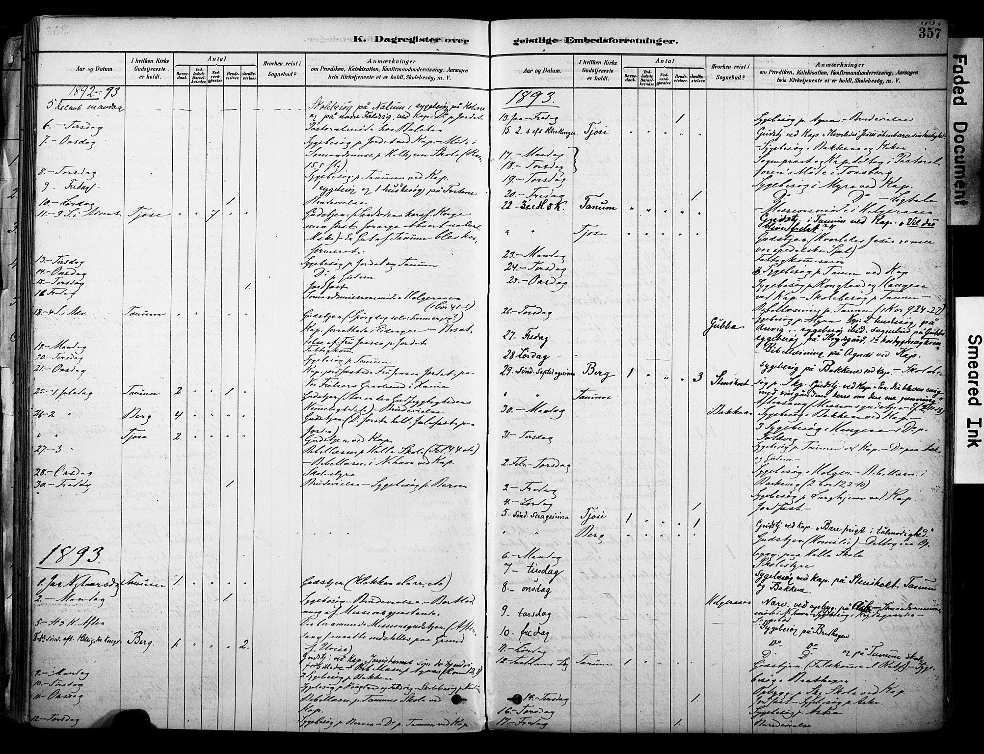 Brunlanes kirkebøker, AV/SAKO-A-342/F/Fc/L0001: Parish register (official) no. III 1, 1878-1899, p. 357