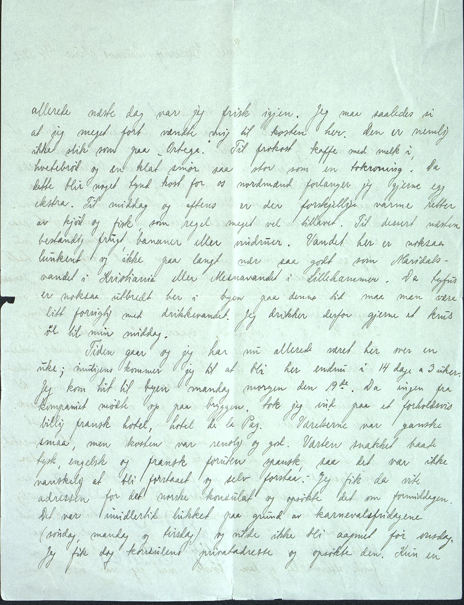 Løken, Kristen, VEMU/ARS-A-1060/Y/L0001/0004: Dokumenter vedrørende Løkens arbeid på Syd Georgia / Korrespondanse og notater, 1911-1914, p. 2