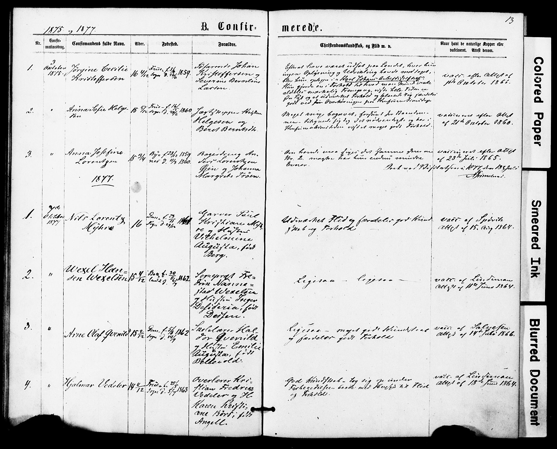 Ministerialprotokoller, klokkerbøker og fødselsregistre - Sør-Trøndelag, SAT/A-1456/623/L0469: Parish register (official) no. 623A03, 1868-1883, p. 13