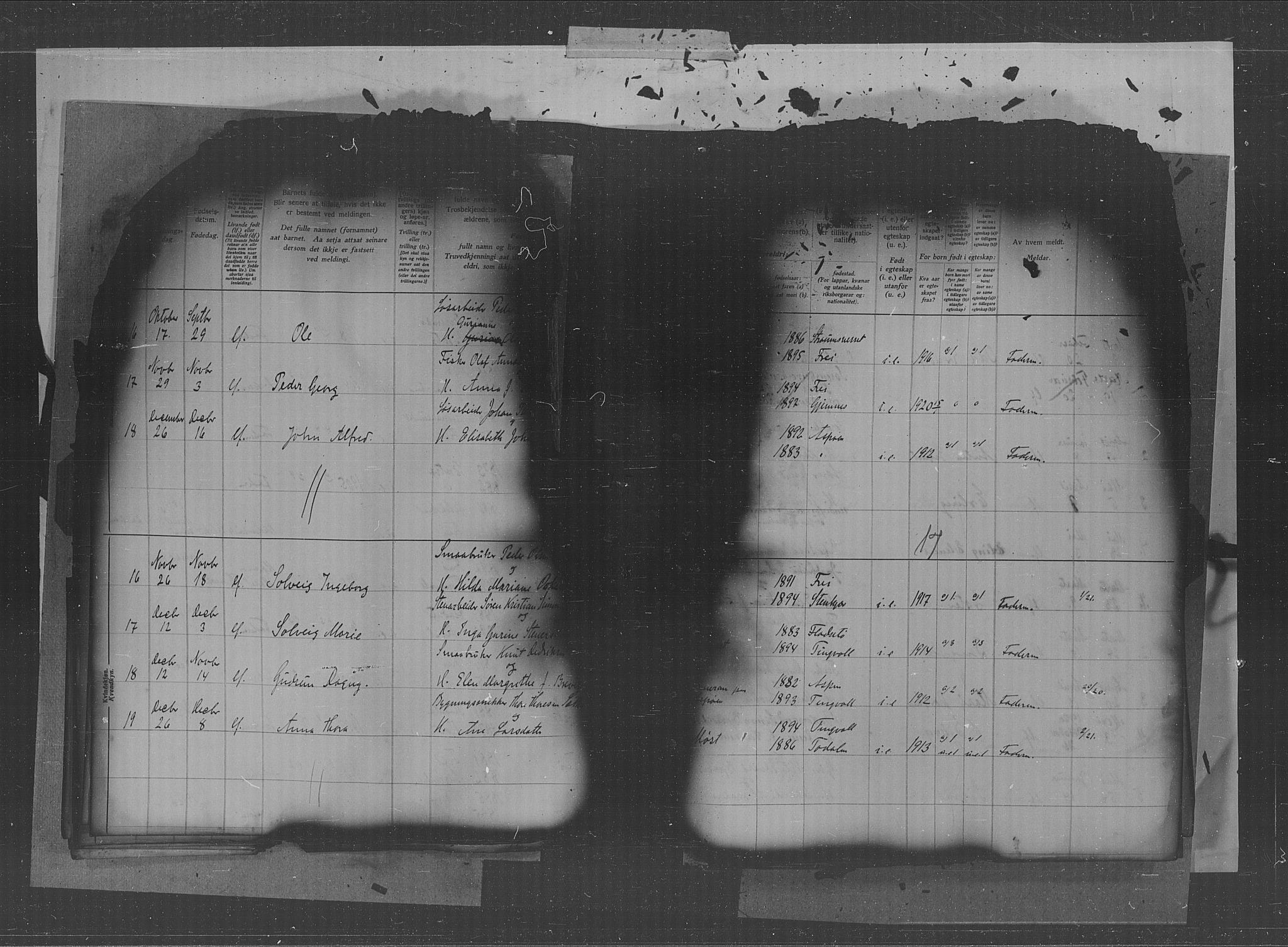 Kristiansund sokneprestkontor, AV/SAT-A-1068/1/II/II4: Birth register no. 34, 1916-1950, p. 17