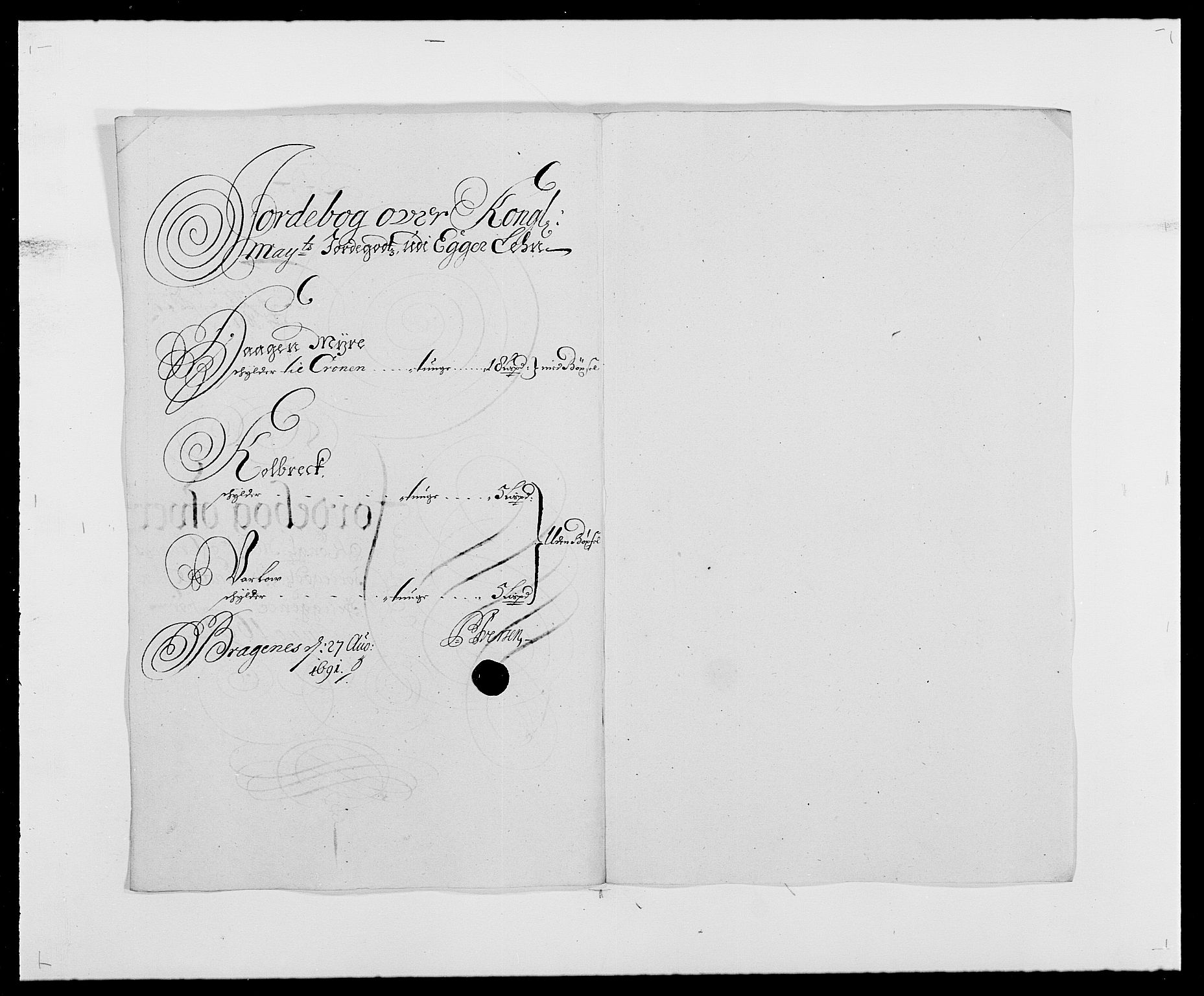 Rentekammeret inntil 1814, Reviderte regnskaper, Fogderegnskap, AV/RA-EA-4092/R28/L1689: Fogderegnskap Eiker og Lier, 1690-1691, p. 222