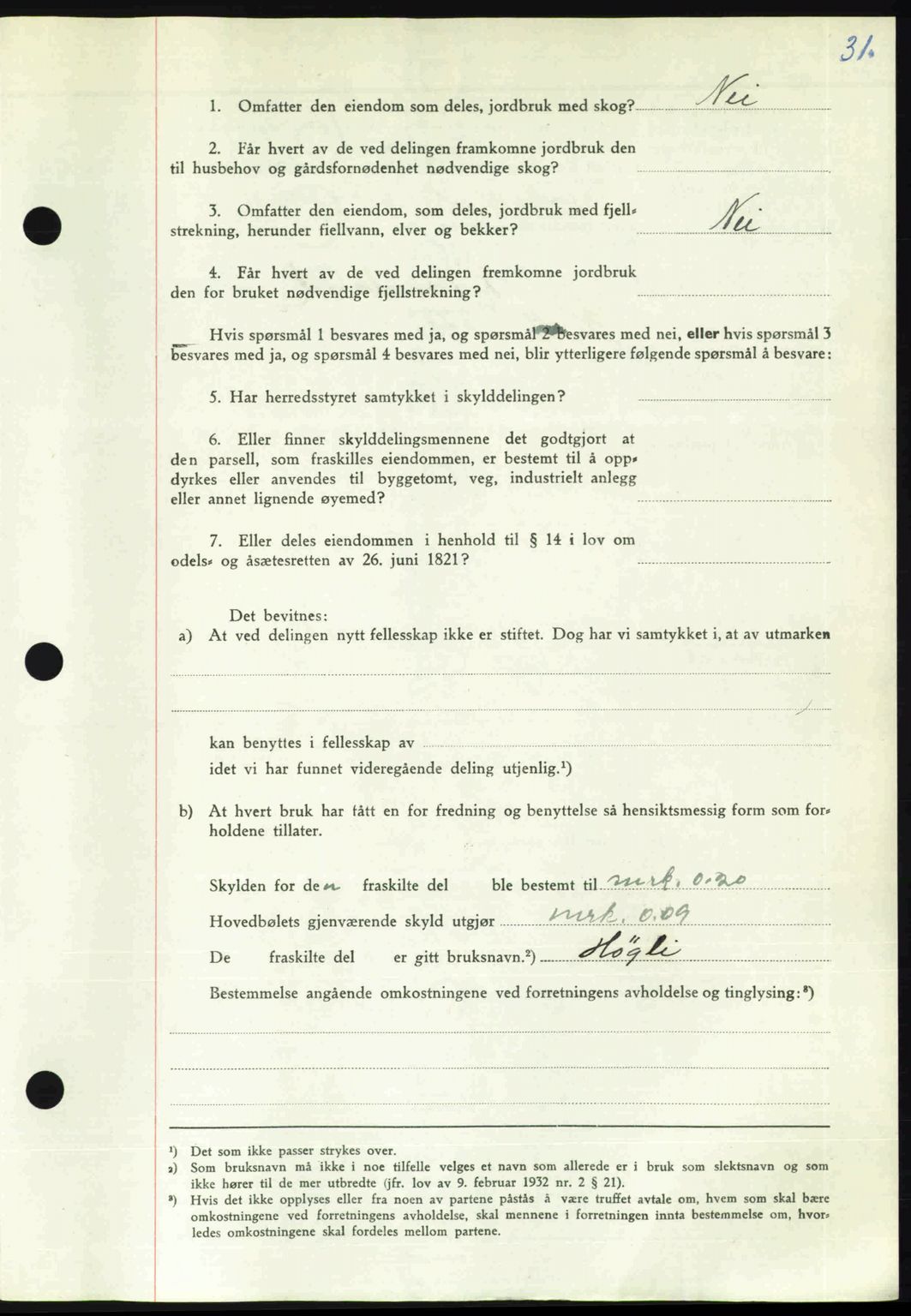 Nordmøre sorenskriveri, AV/SAT-A-4132/1/2/2Ca: Mortgage book no. A106, 1947-1947, Diary no: : 2078/1947