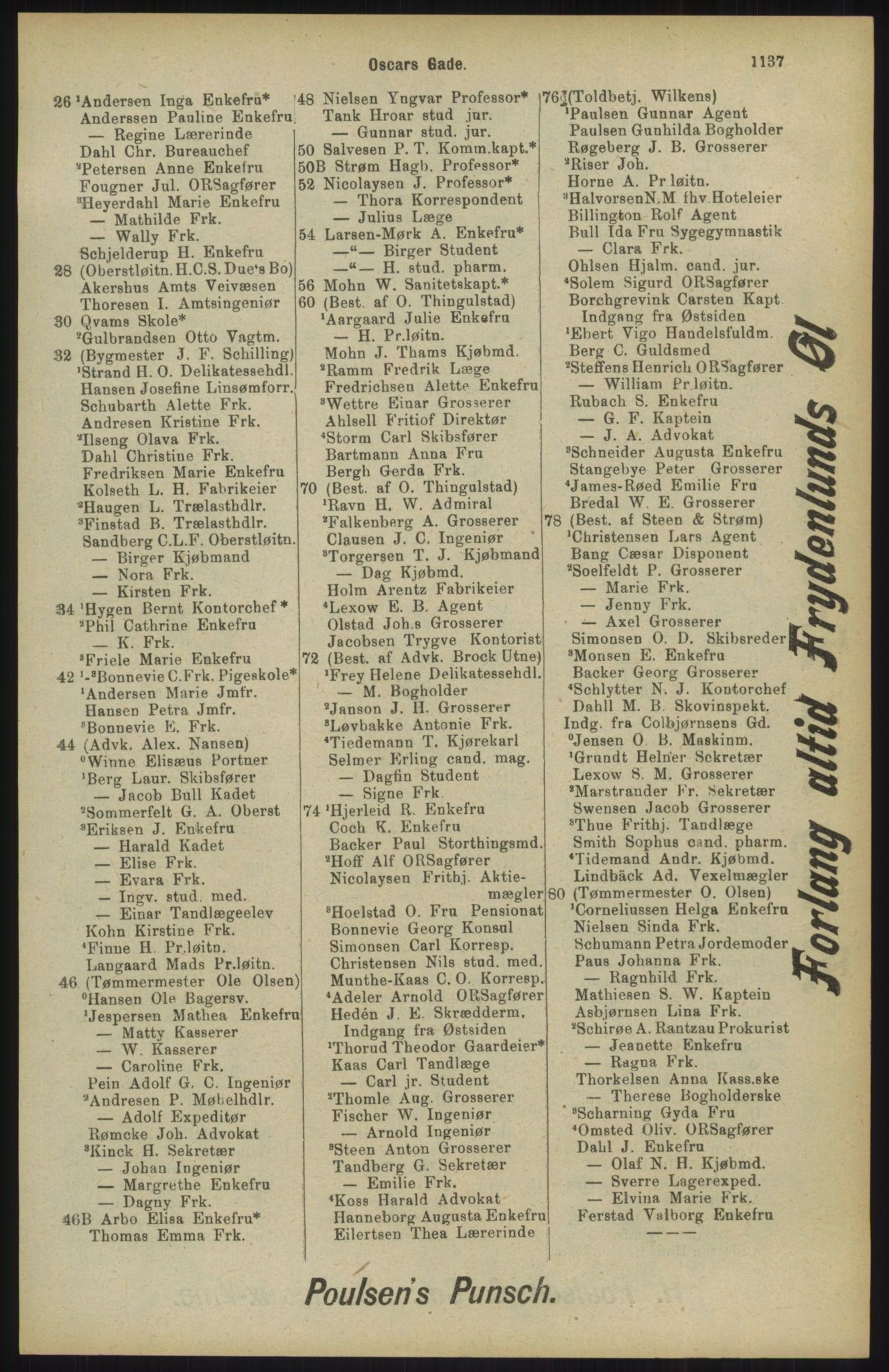 Kristiania/Oslo adressebok, PUBL/-, 1904, p. 1137