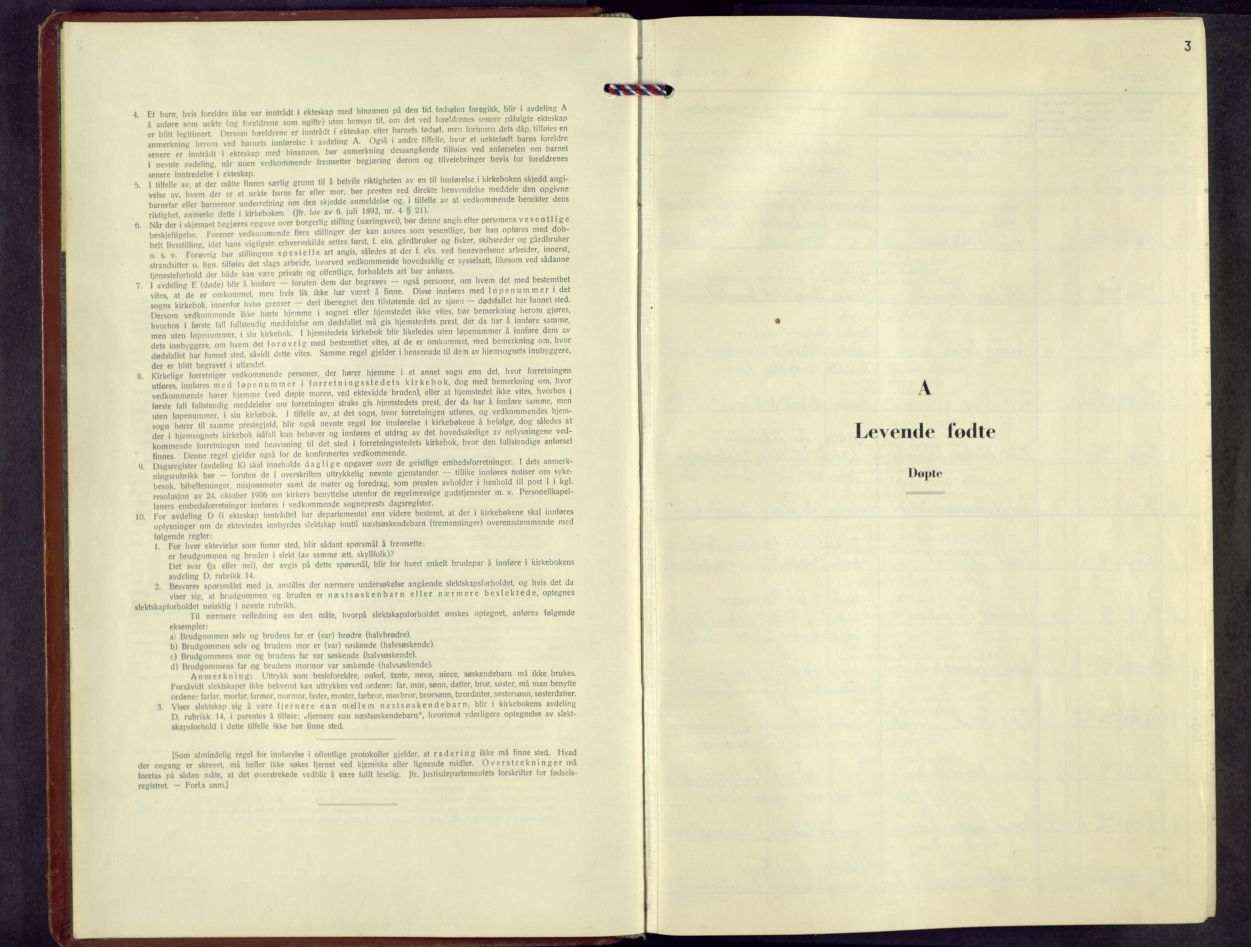 Vestre Toten prestekontor, SAH/PREST-108/H/Ha/Hab/L0017: Parish register (copy) no. 17, 1947-1969, p. 3