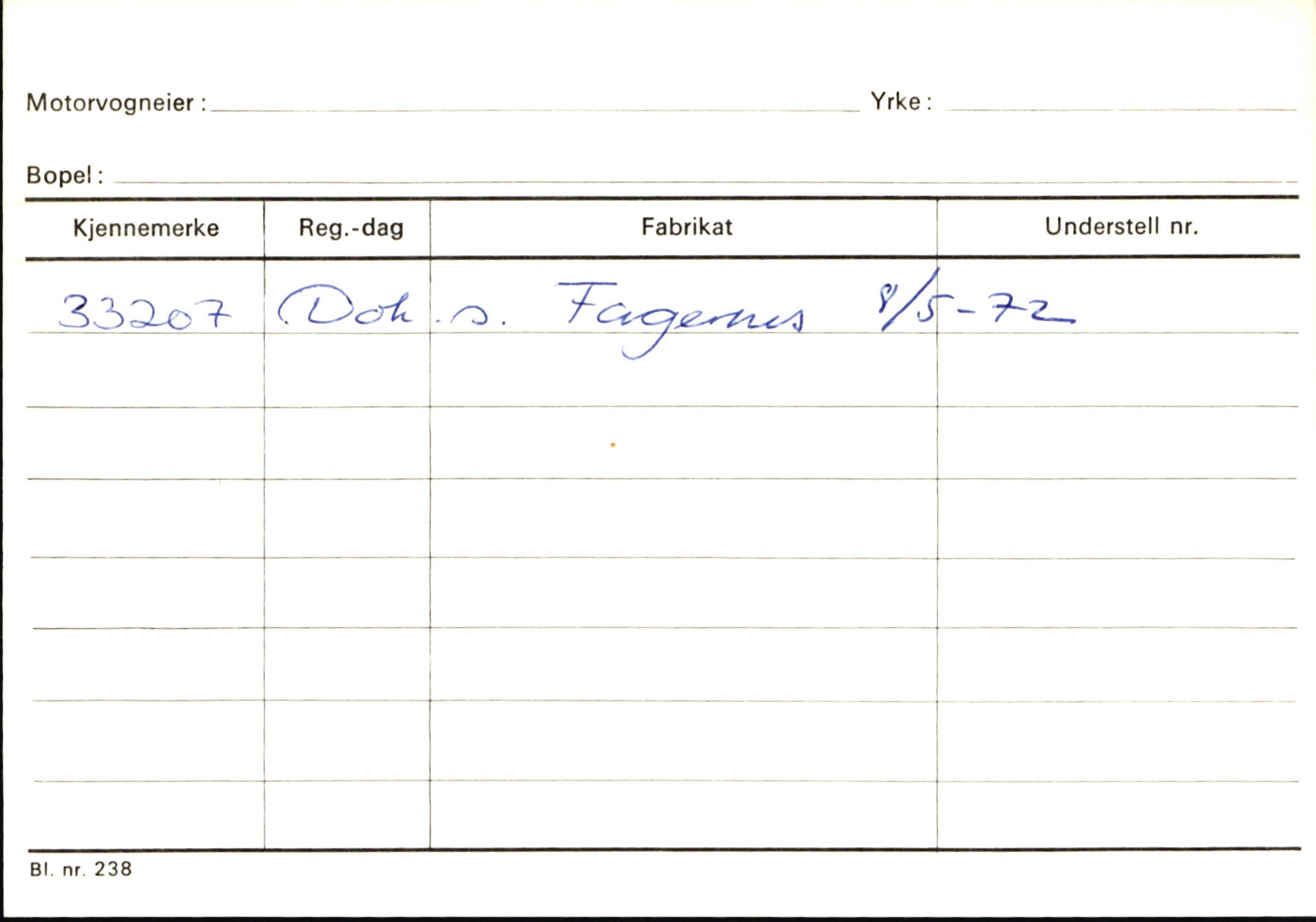 Statens vegvesen, Sogn og Fjordane vegkontor, AV/SAB-A-5301/4/F/L0145: Registerkort Vågsøy S-Å. Årdal I-P, 1945-1975, p. 2132