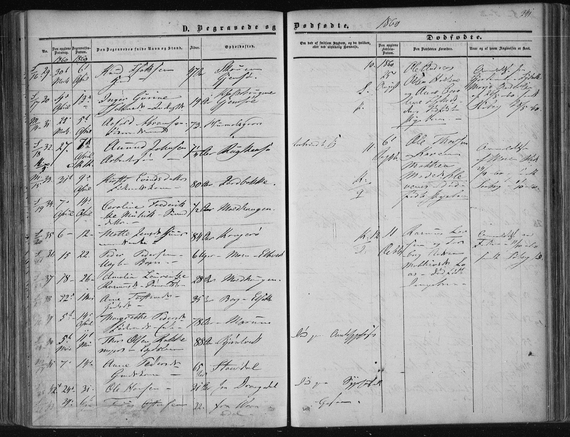 Solum kirkebøker, AV/SAKO-A-306/F/Fa/L0007: Parish register (official) no. I 7, 1856-1864, p. 341