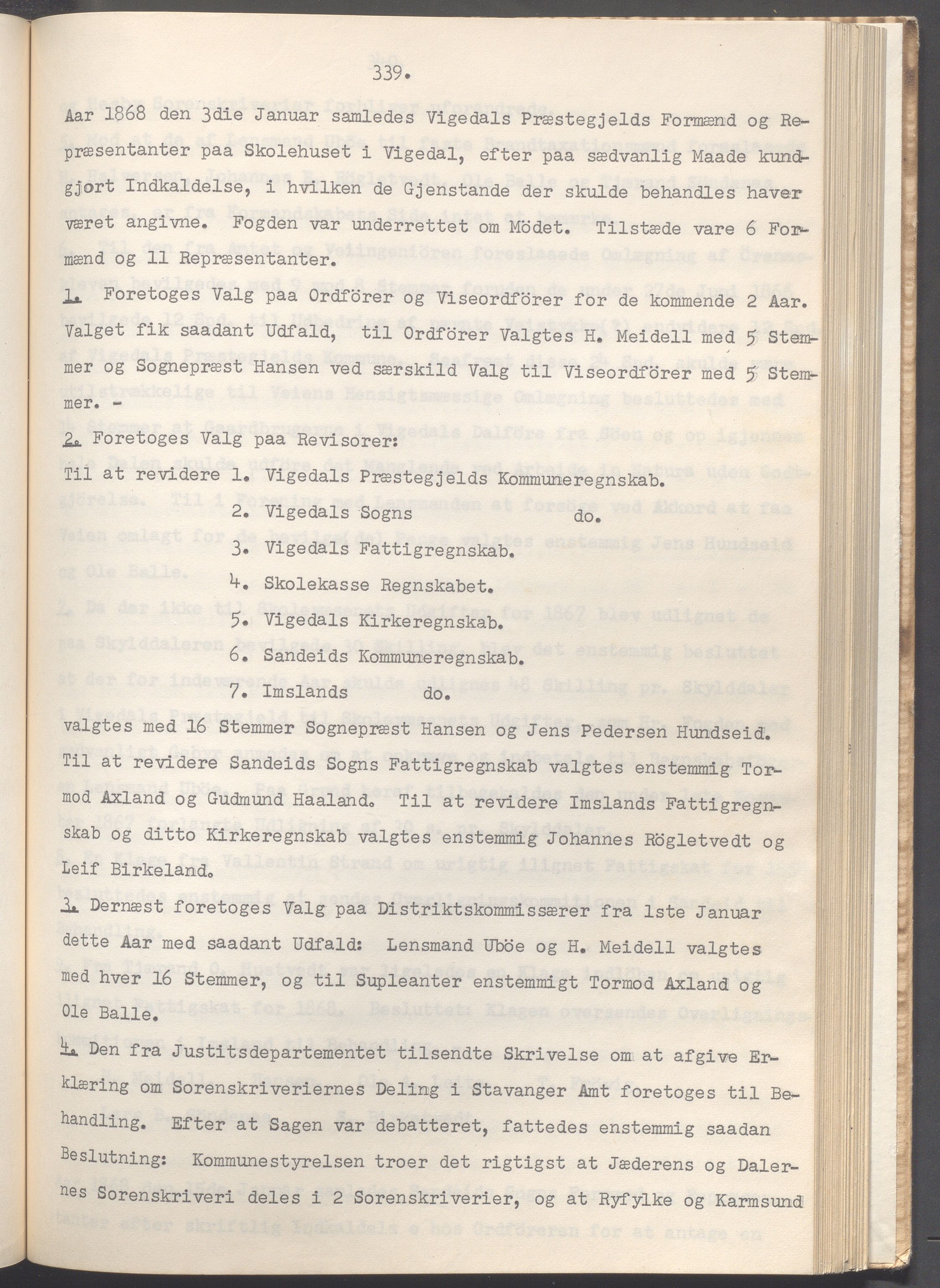 Vikedal kommune - Formannskapet, IKAR/K-100598/A/Ac/L0002: Avskrift av møtebok, 1862-1874, p. 339