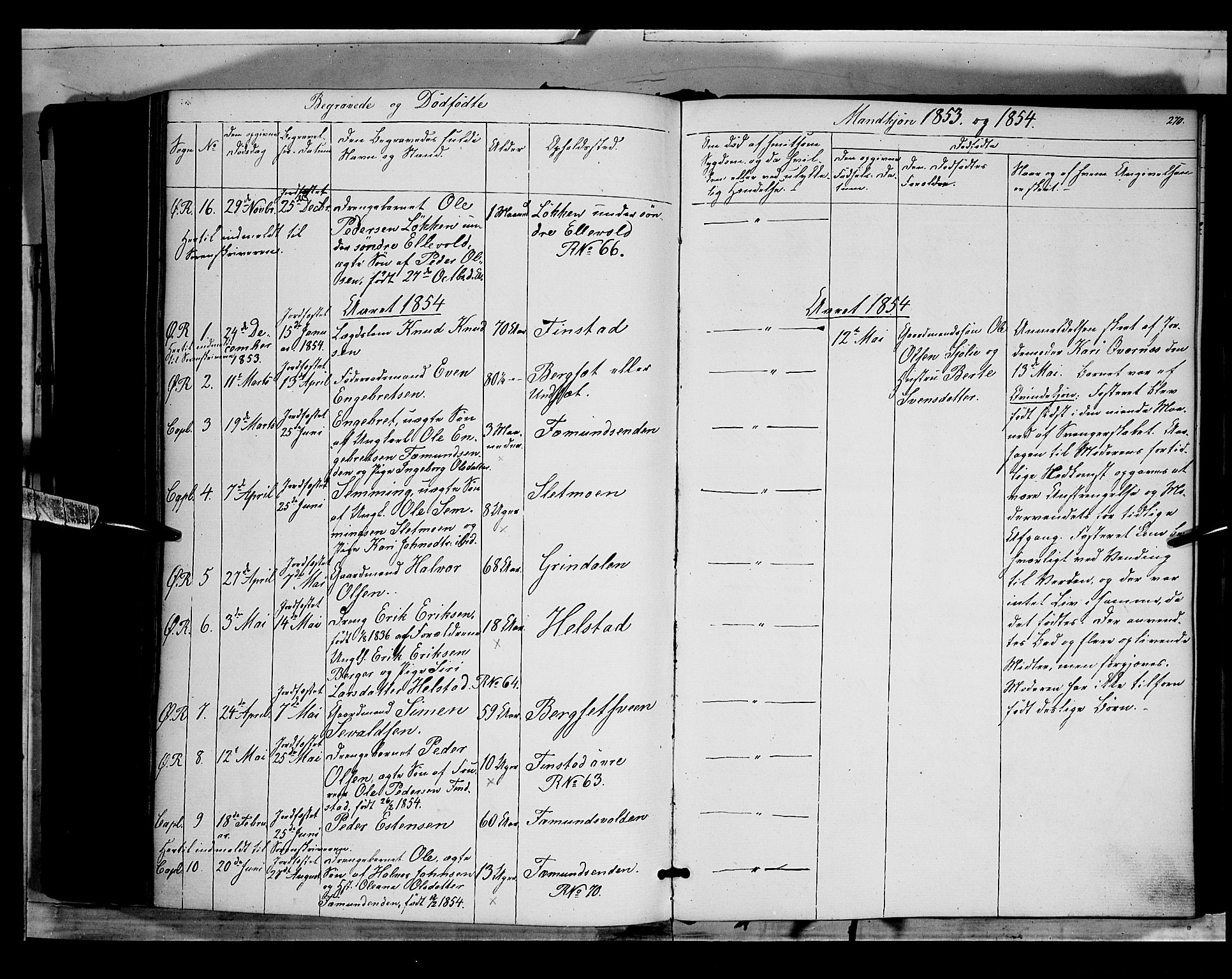 Rendalen prestekontor, SAH/PREST-054/H/Ha/Haa/L0005: Parish register (official) no. 5, 1853-1866, p. 270