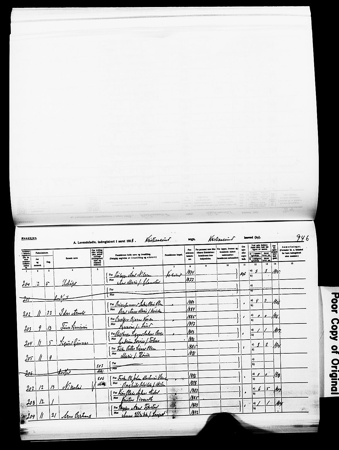 Ministerialprotokoller, klokkerbøker og fødselsregistre - Møre og Romsdal, SAT/A-1454/572/L0861: Parish register (official) no. 572D05, 1913-1920