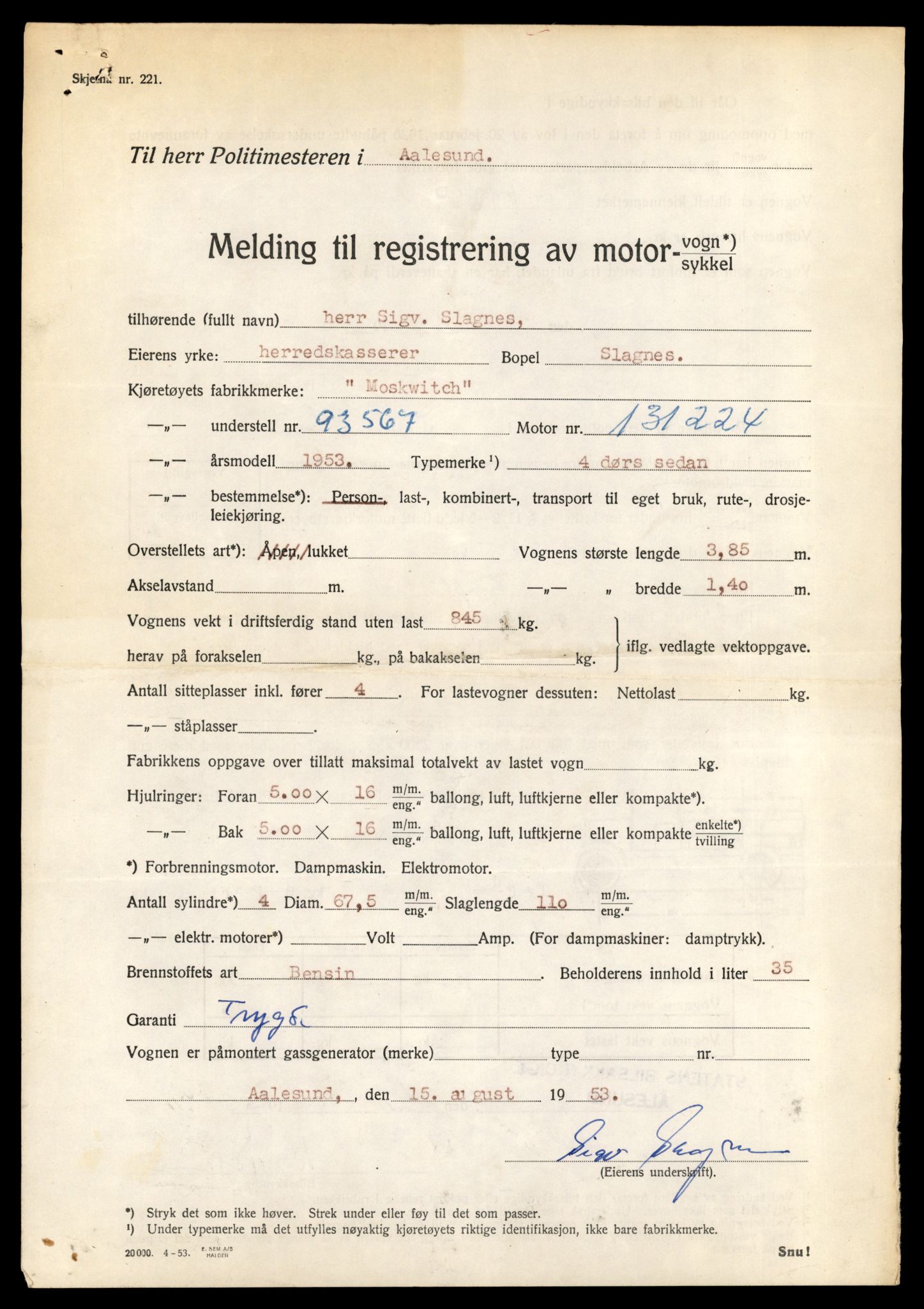 Møre og Romsdal vegkontor - Ålesund trafikkstasjon, AV/SAT-A-4099/F/Fe/L0044: Registreringskort for kjøretøy T 14205 - T 14319, 1927-1998, p. 1926