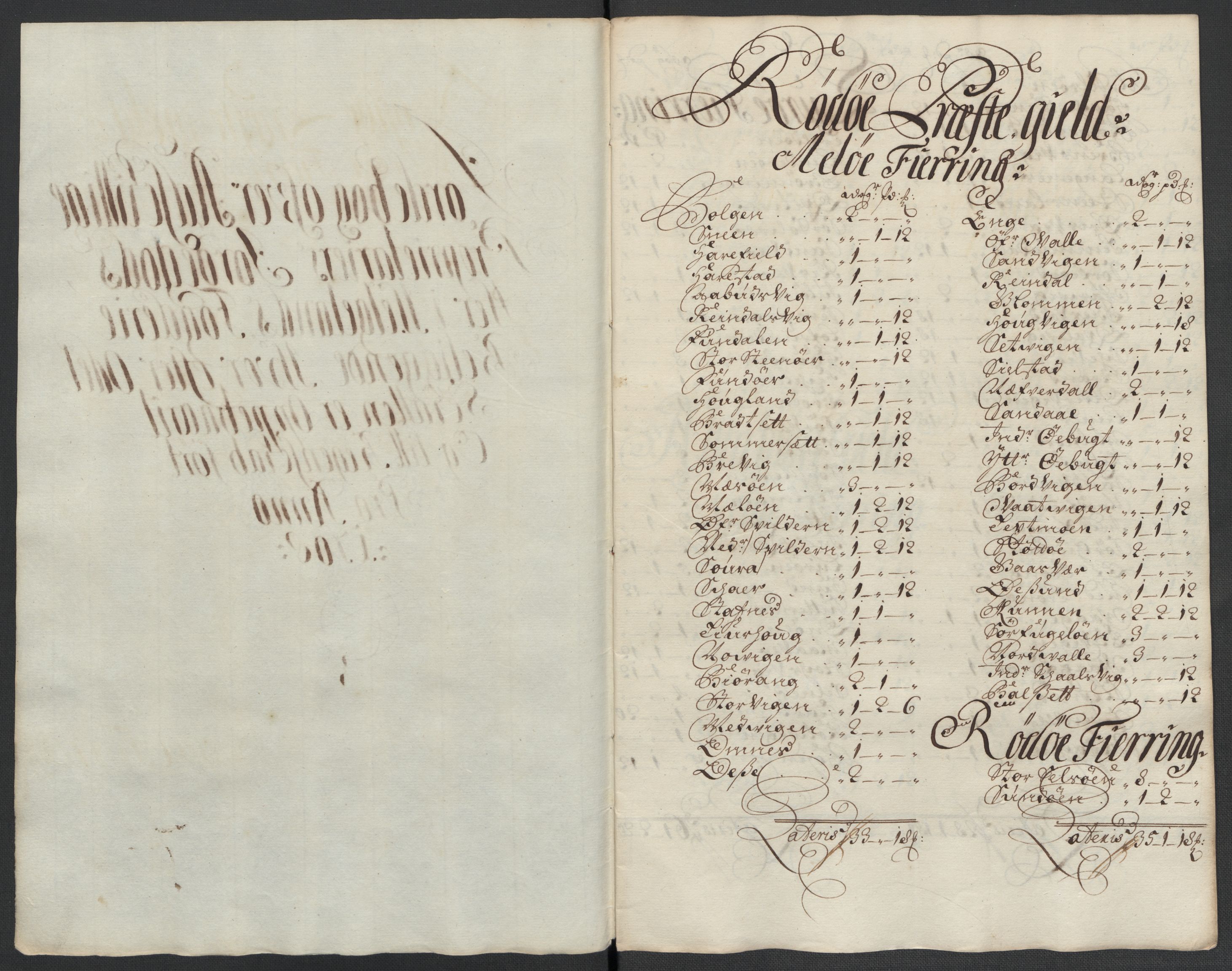 Rentekammeret inntil 1814, Reviderte regnskaper, Fogderegnskap, AV/RA-EA-4092/R65/L4510: Fogderegnskap Helgeland, 1708-1709, p. 94