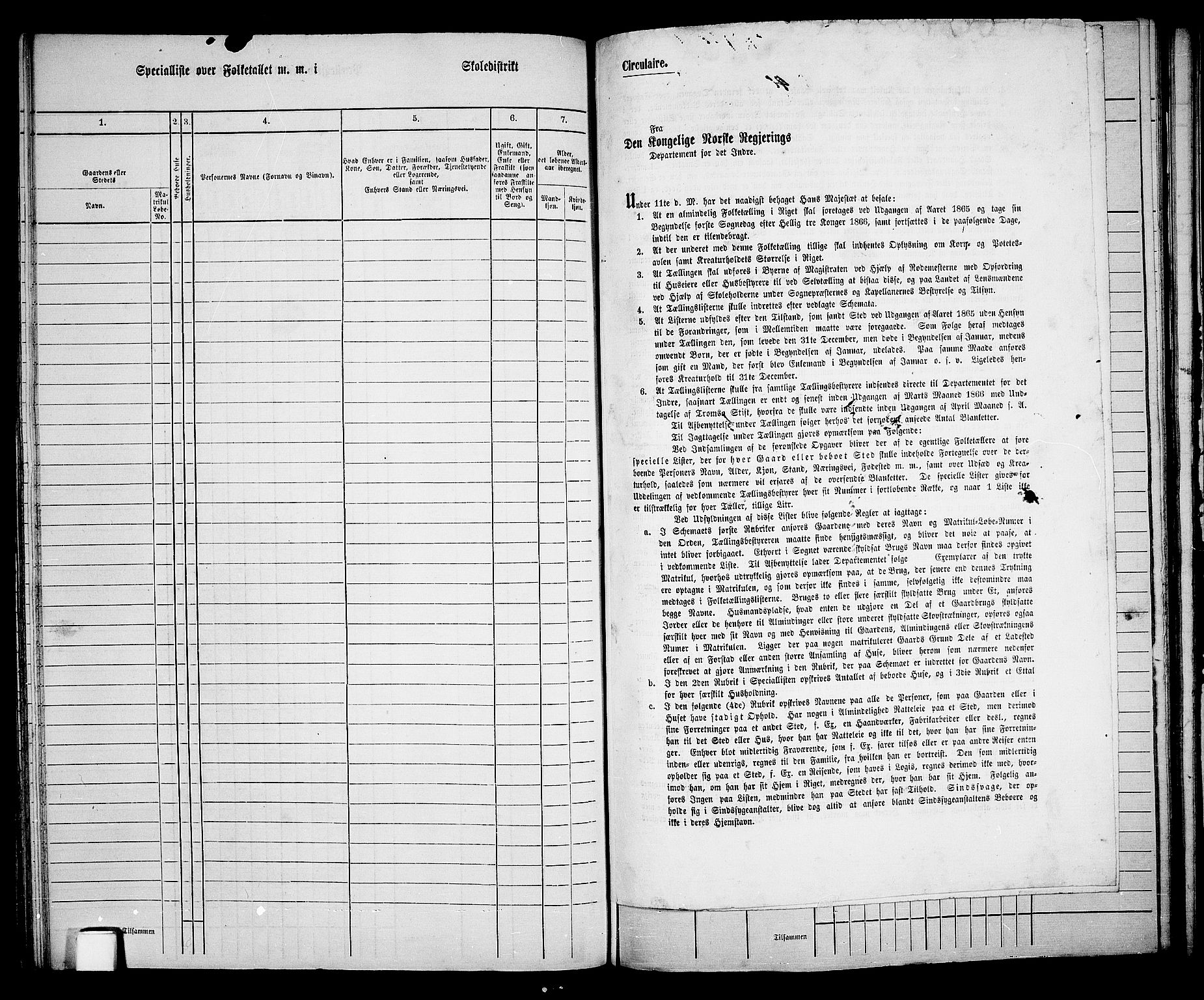 RA, 1865 census for Froland, 1865, p. 56