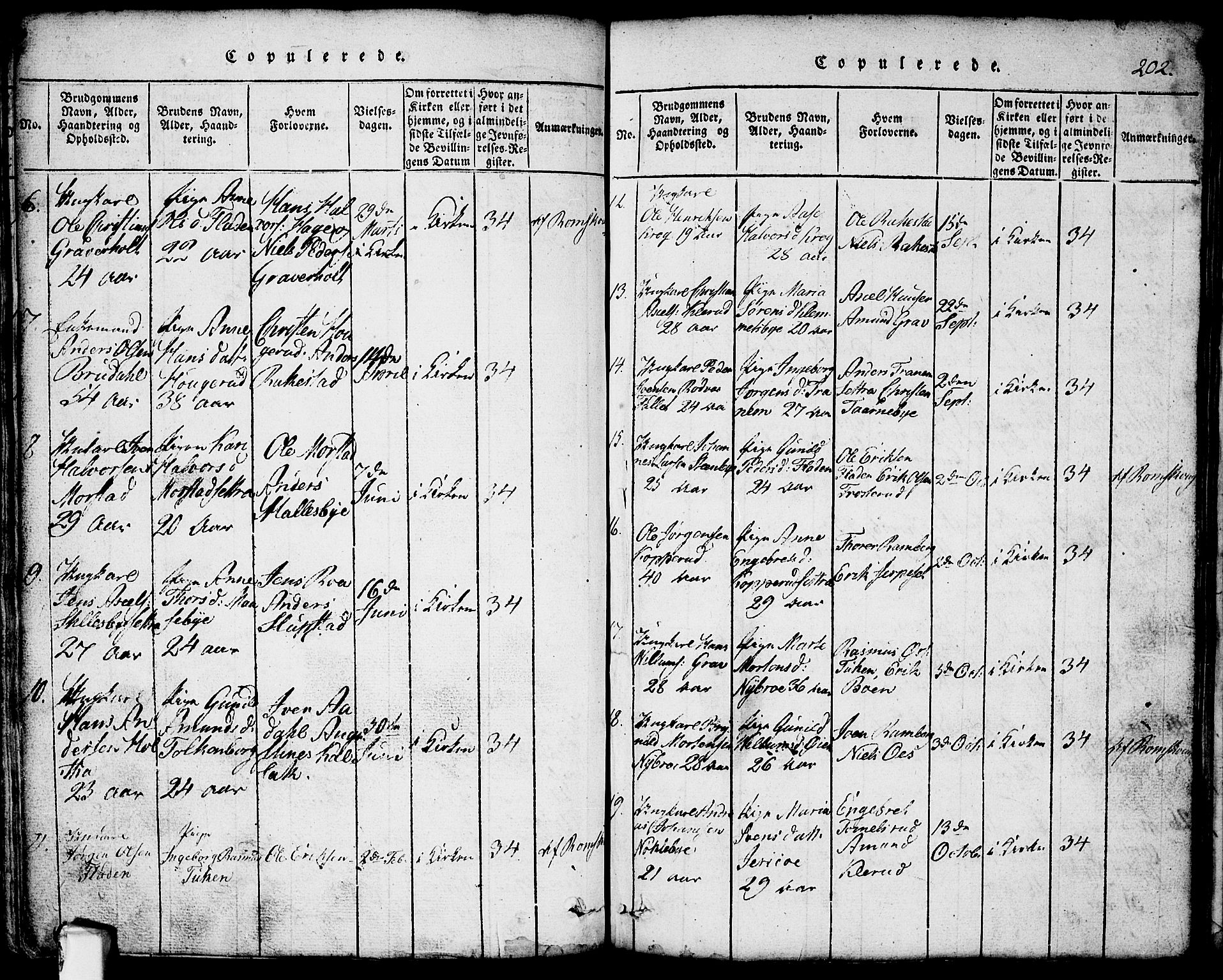 Rødenes prestekontor Kirkebøker, SAO/A-2005/G/Ga/L0001: Parish register (copy) no.  I 1, 1814-1841, p. 202
