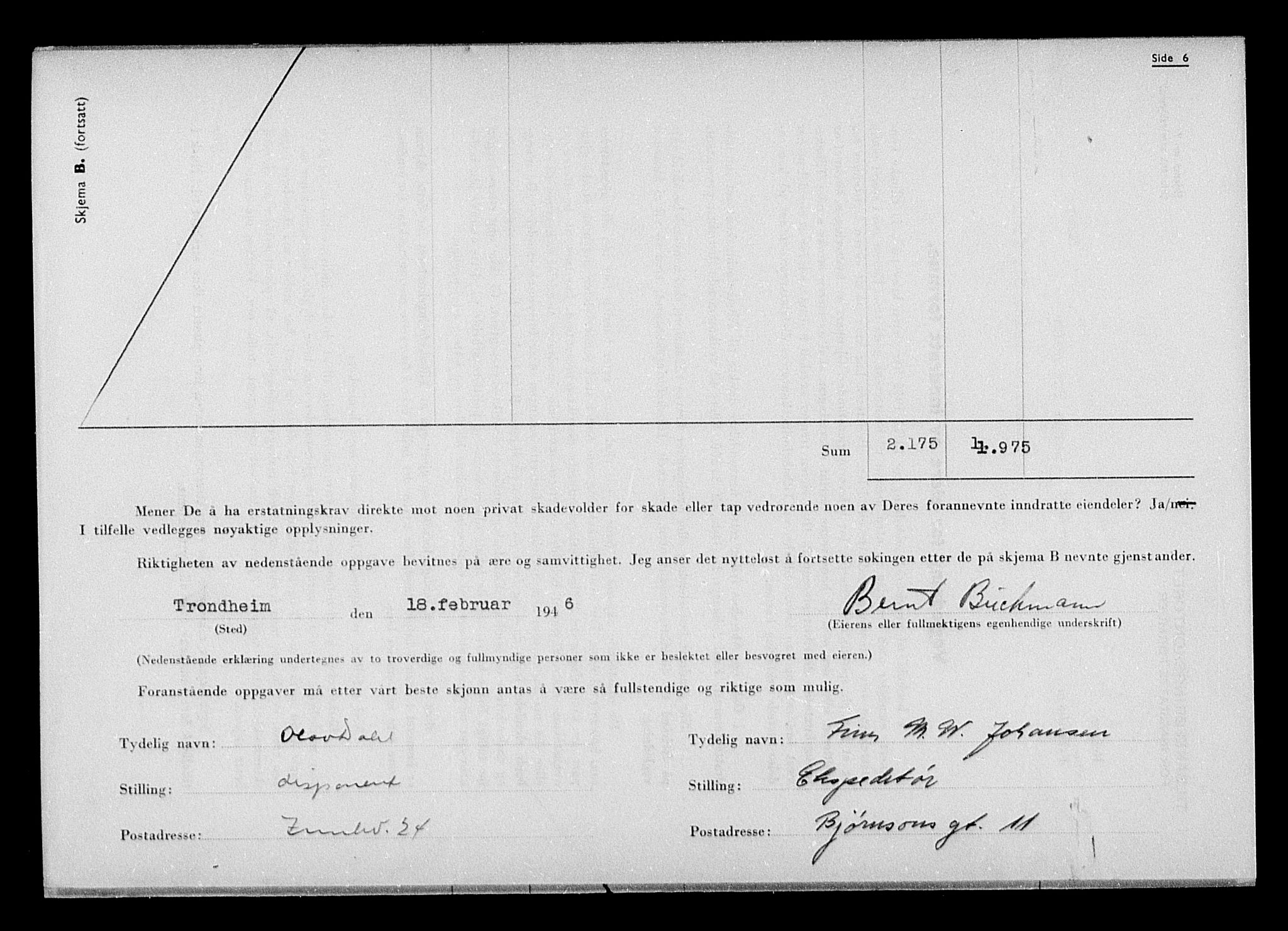 Justisdepartementet, Tilbakeføringskontoret for inndratte formuer, AV/RA-S-1564/H/Hc/Hca/L0894: --, 1945-1947, p. 26