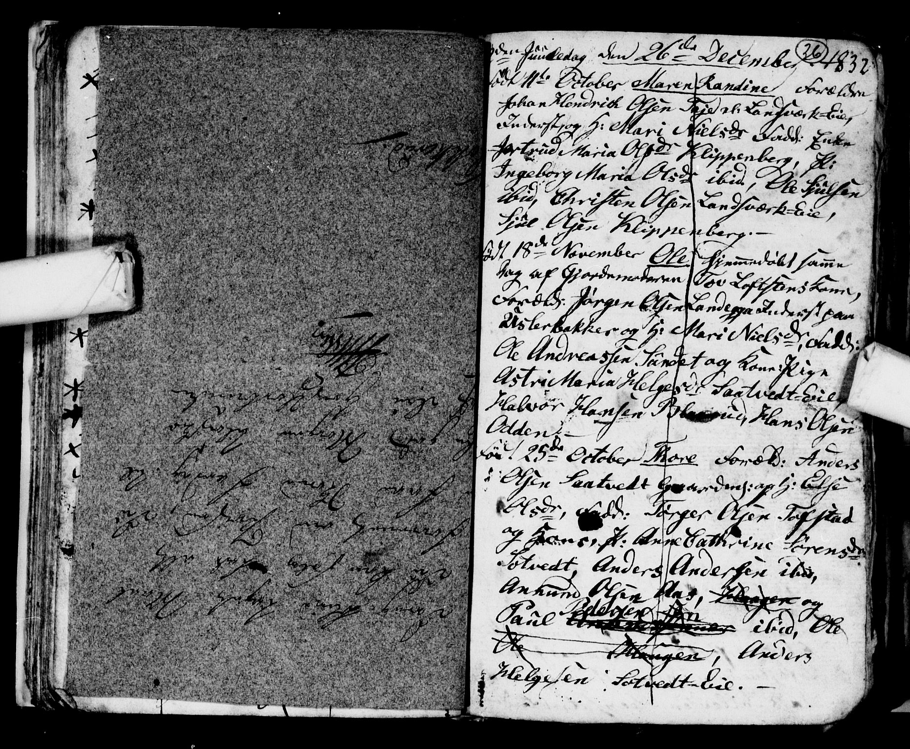 Sandsvær kirkebøker, SAKO/A-244/G/Gd/L0001: Parish register (copy) no. IV 1, 1832-1840, p. 26