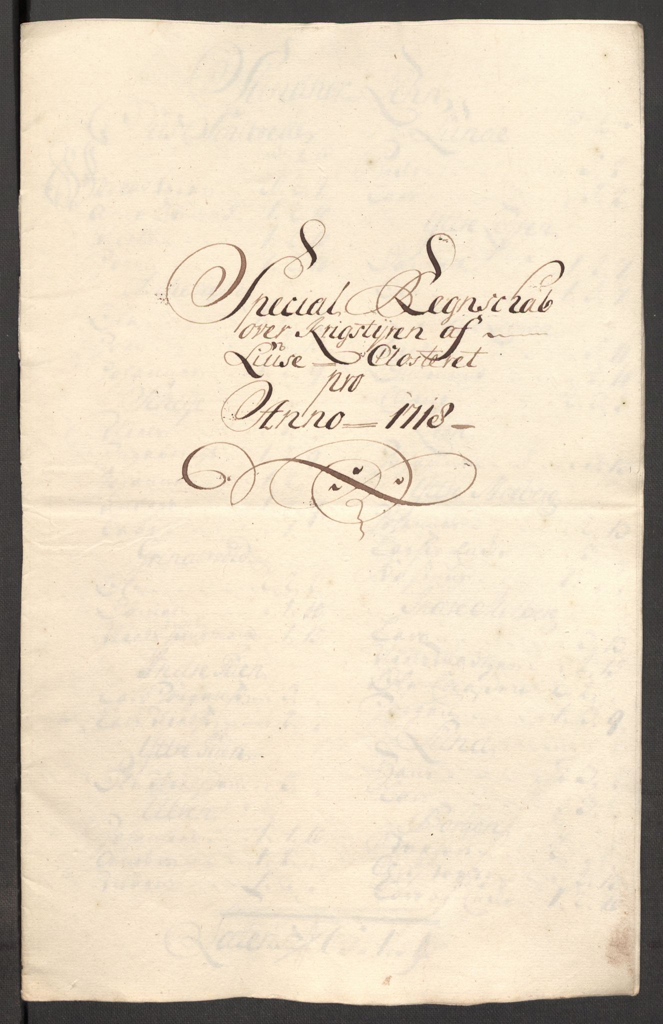 Rentekammeret inntil 1814, Reviderte regnskaper, Fogderegnskap, AV/RA-EA-4092/R50/L3160: Fogderegnskap Lyse kloster, 1710-1719, p. 453