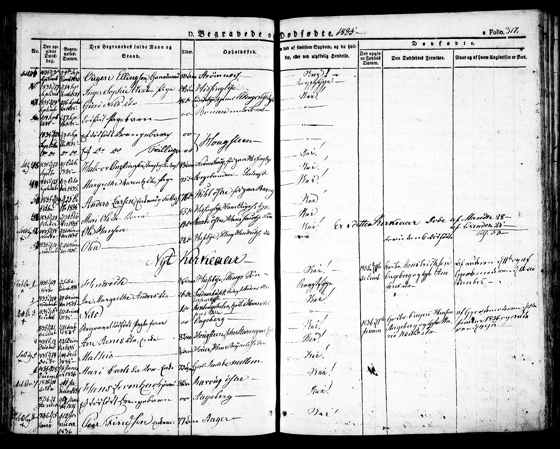 Råde prestekontor kirkebøker, SAO/A-2009/F/Fa/L0005: Parish register (official) no. 5, 1830-1853, p. 317