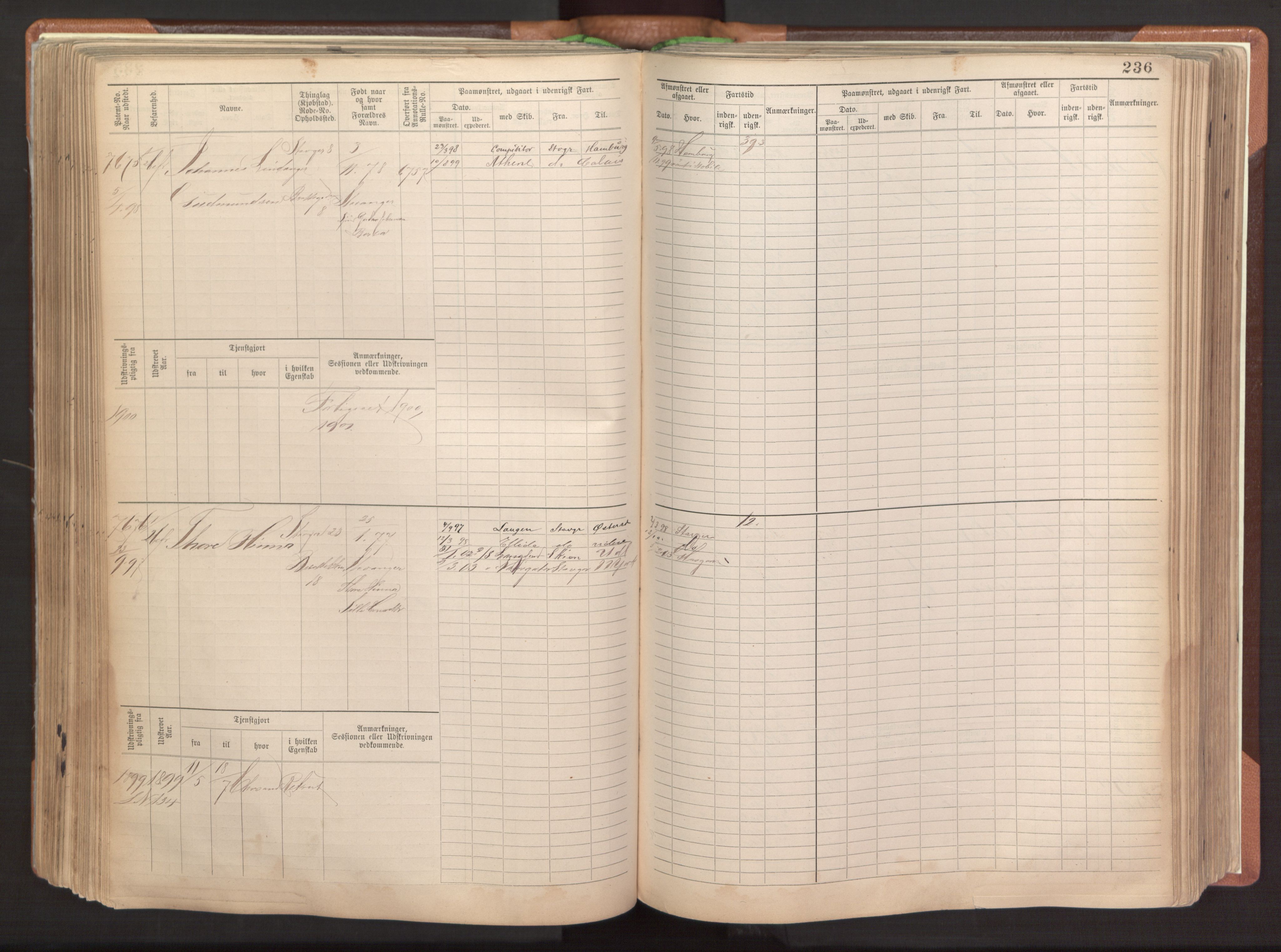 Stavanger sjømannskontor, AV/SAST-A-102006/F/Fb/Fbb/L0022: Sjøfartshovedrulle patnentnr. 7205-8160 (dublett), 1894, p. 240