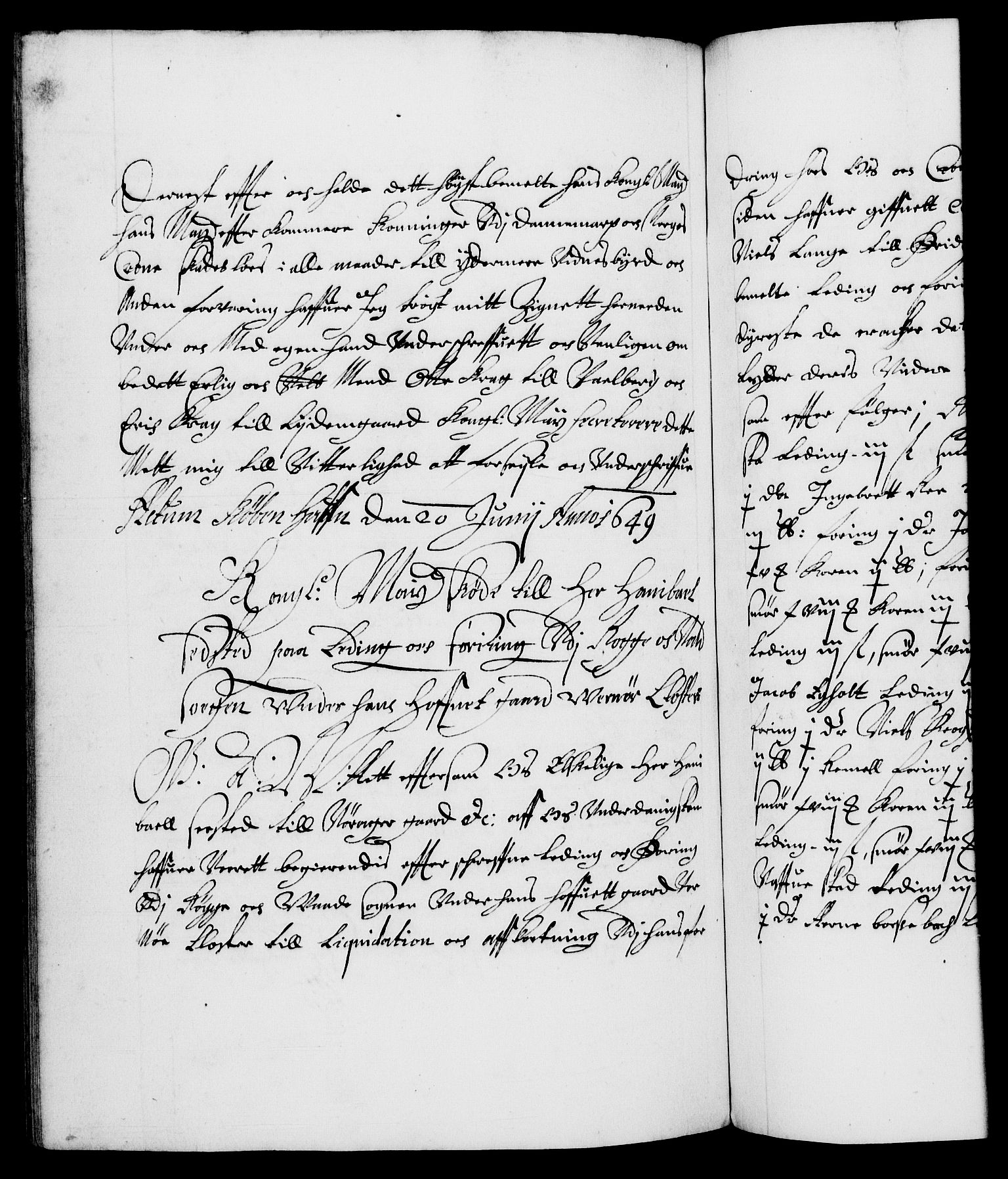 Danske Kanselli 1572-1799, RA/EA-3023/F/Fc/Fca/Fcaa/L0007: Norske registre (mikrofilm), 1648-1650, p. 488b