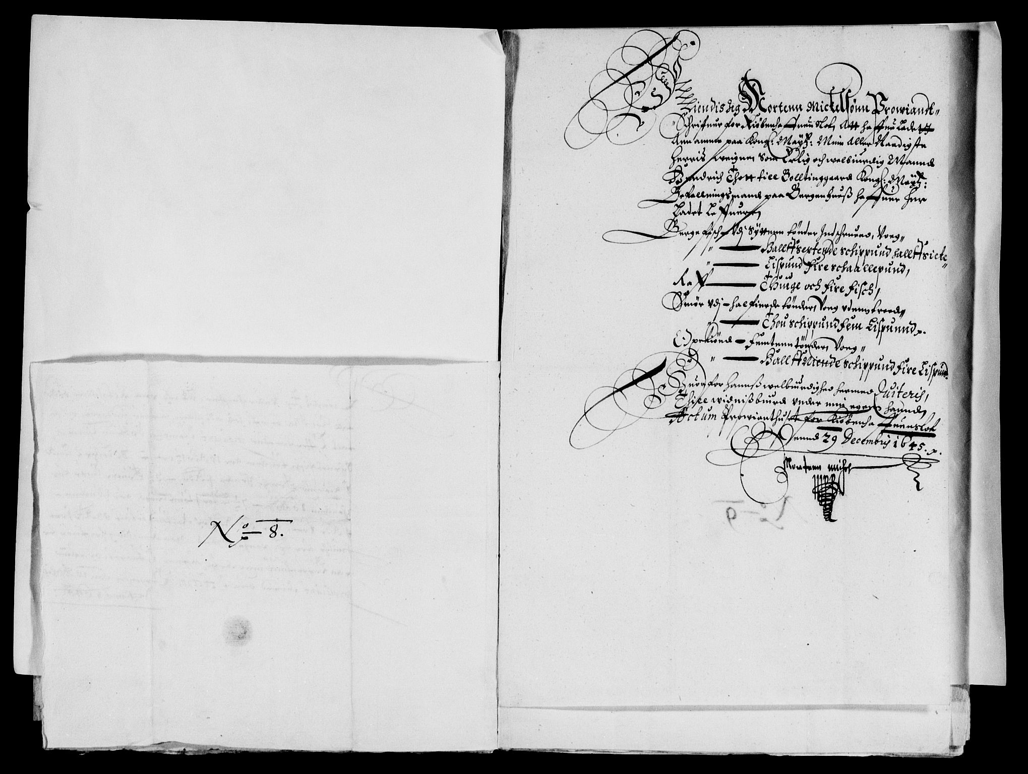 Rentekammeret inntil 1814, Reviderte regnskaper, Lensregnskaper, AV/RA-EA-5023/R/Rb/Rbt/L0101: Bergenhus len, 1645-1646