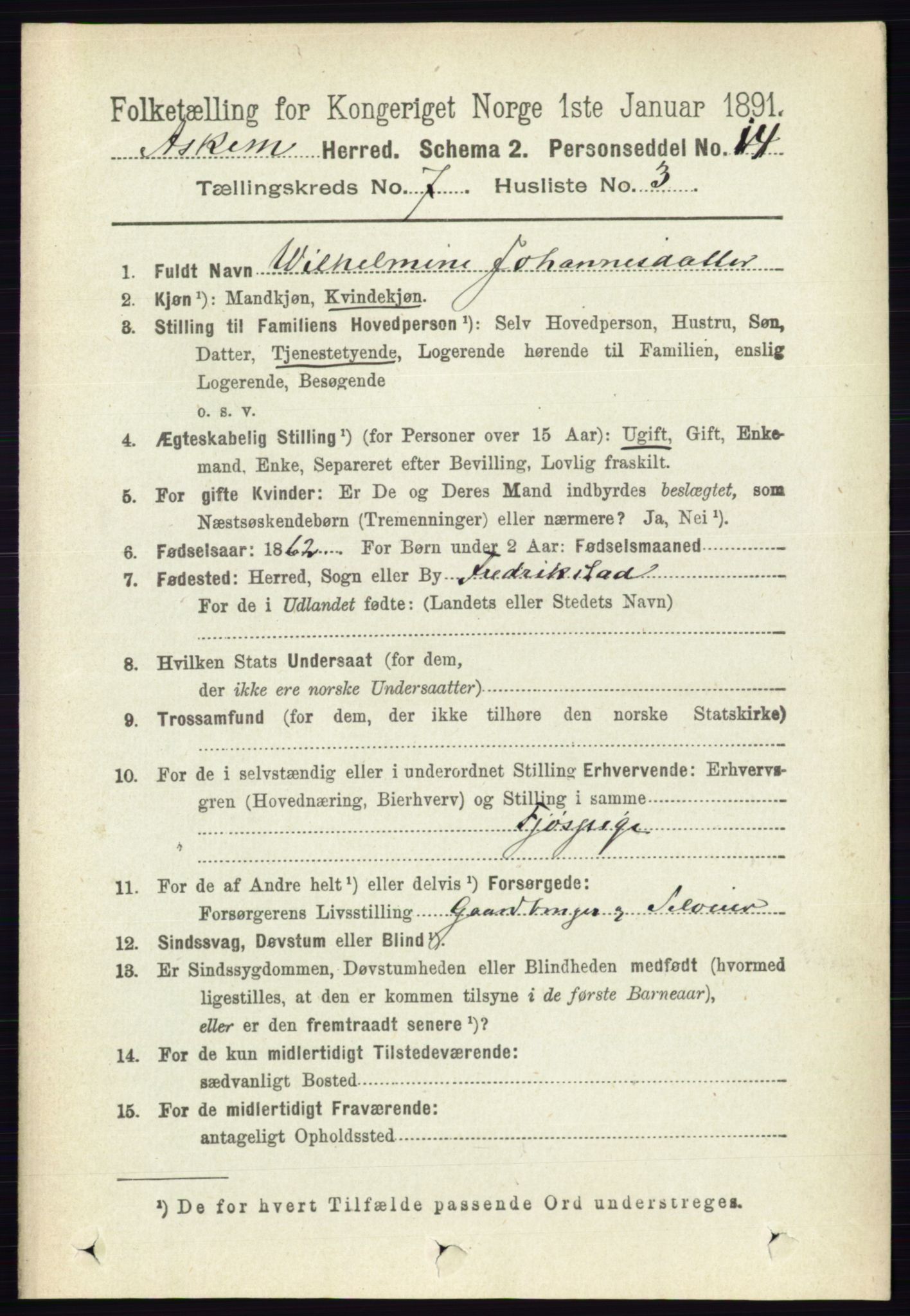 RA, 1891 census for 0124 Askim, 1891, p. 1037