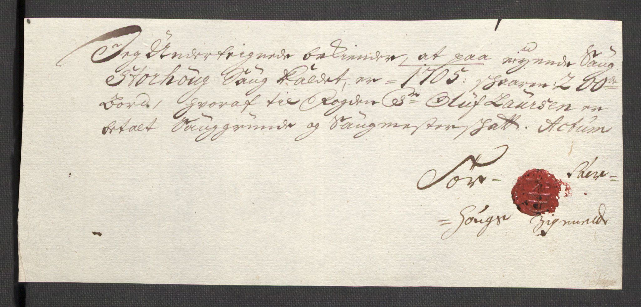 Rentekammeret inntil 1814, Reviderte regnskaper, Fogderegnskap, AV/RA-EA-4092/R48/L2983: Fogderegnskap Sunnhordland og Hardanger, 1705, p. 127