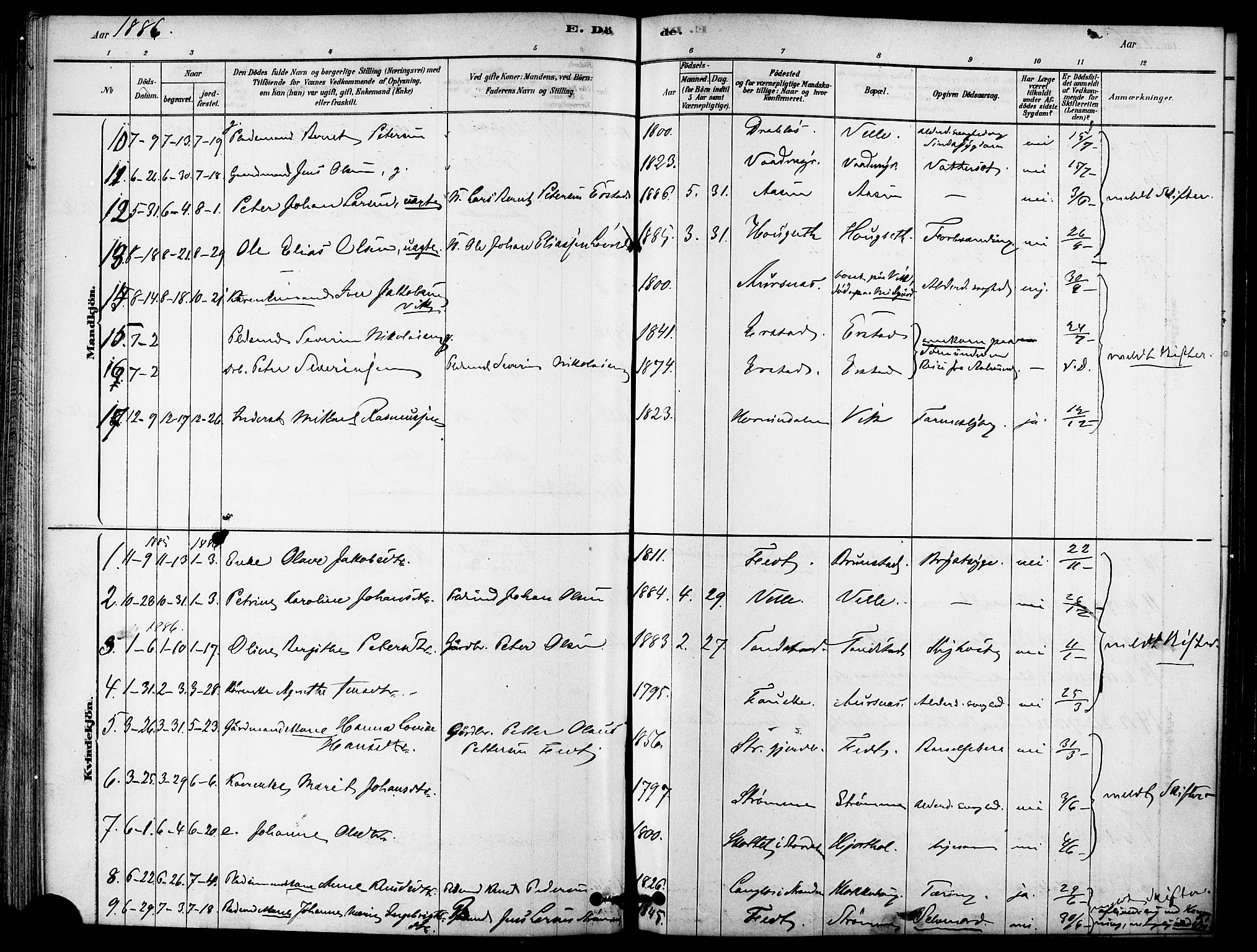 Ministerialprotokoller, klokkerbøker og fødselsregistre - Møre og Romsdal, AV/SAT-A-1454/523/L0334: Parish register (official) no. 523A01, 1878-1891