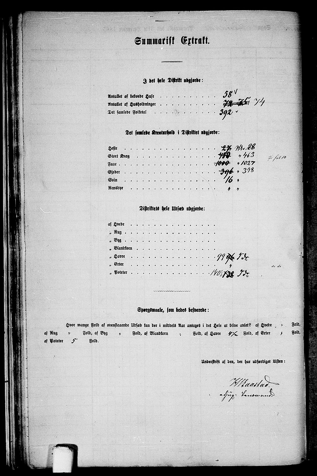 RA, 1865 census for Lindås, 1865, p. 41