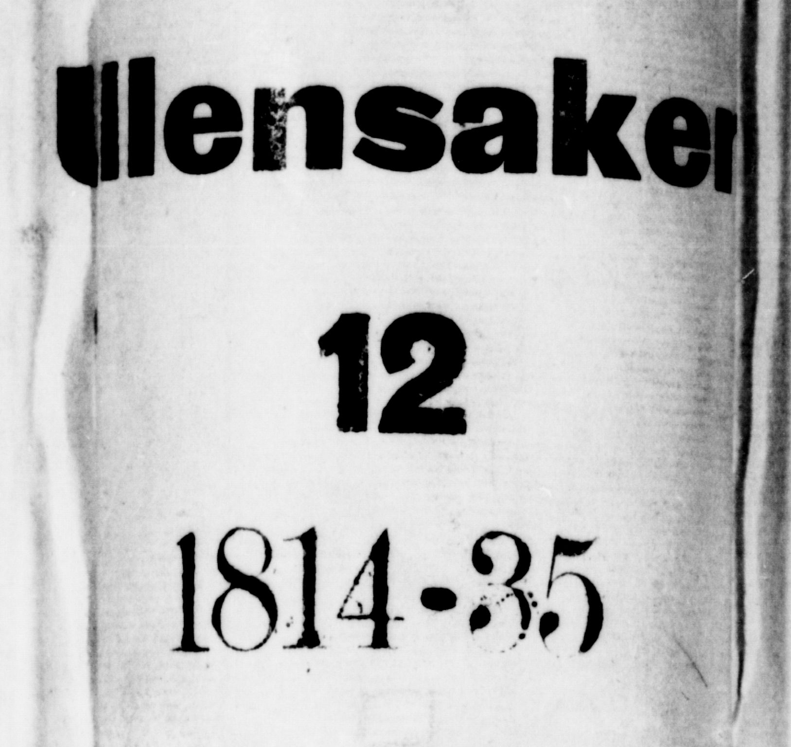 Ullensaker prestekontor Kirkebøker, SAO/A-10236a/G/Ga/L0001: Parish register (copy) no. I 1, 1815-1835